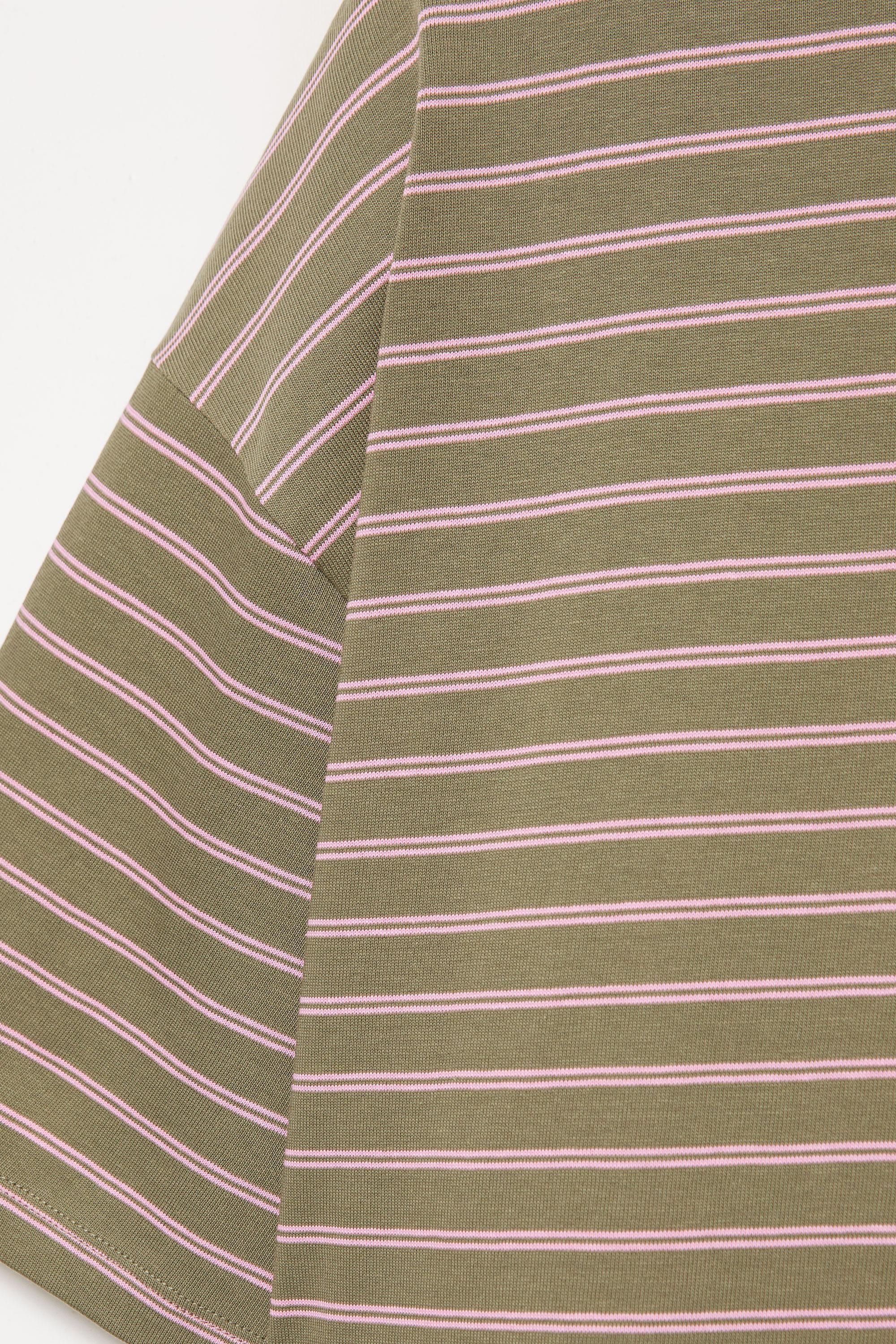 Oversize short sleeve T-shirt — Striped