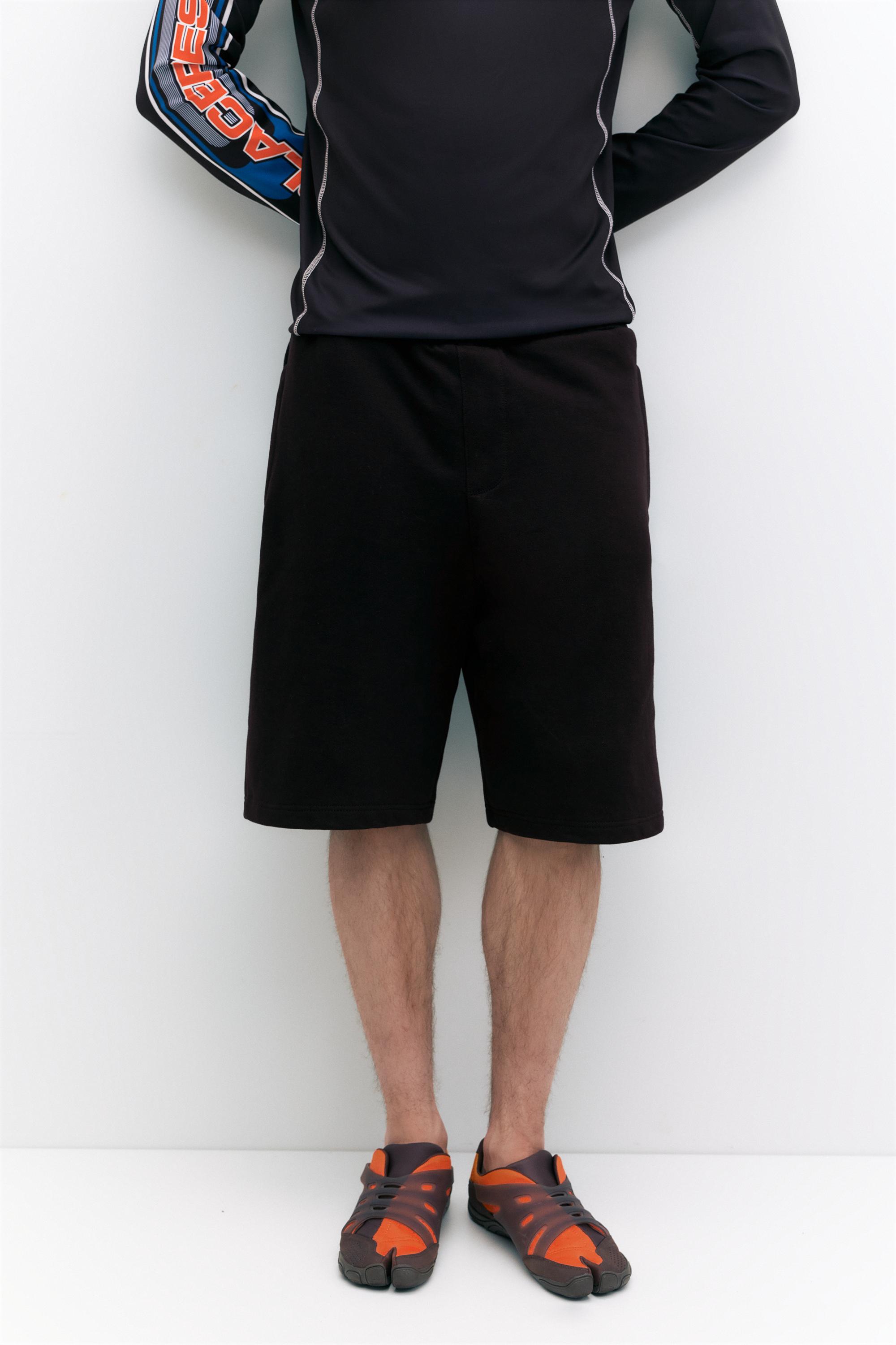 Pleasures x STWD Bermuda jogger shorts — Black