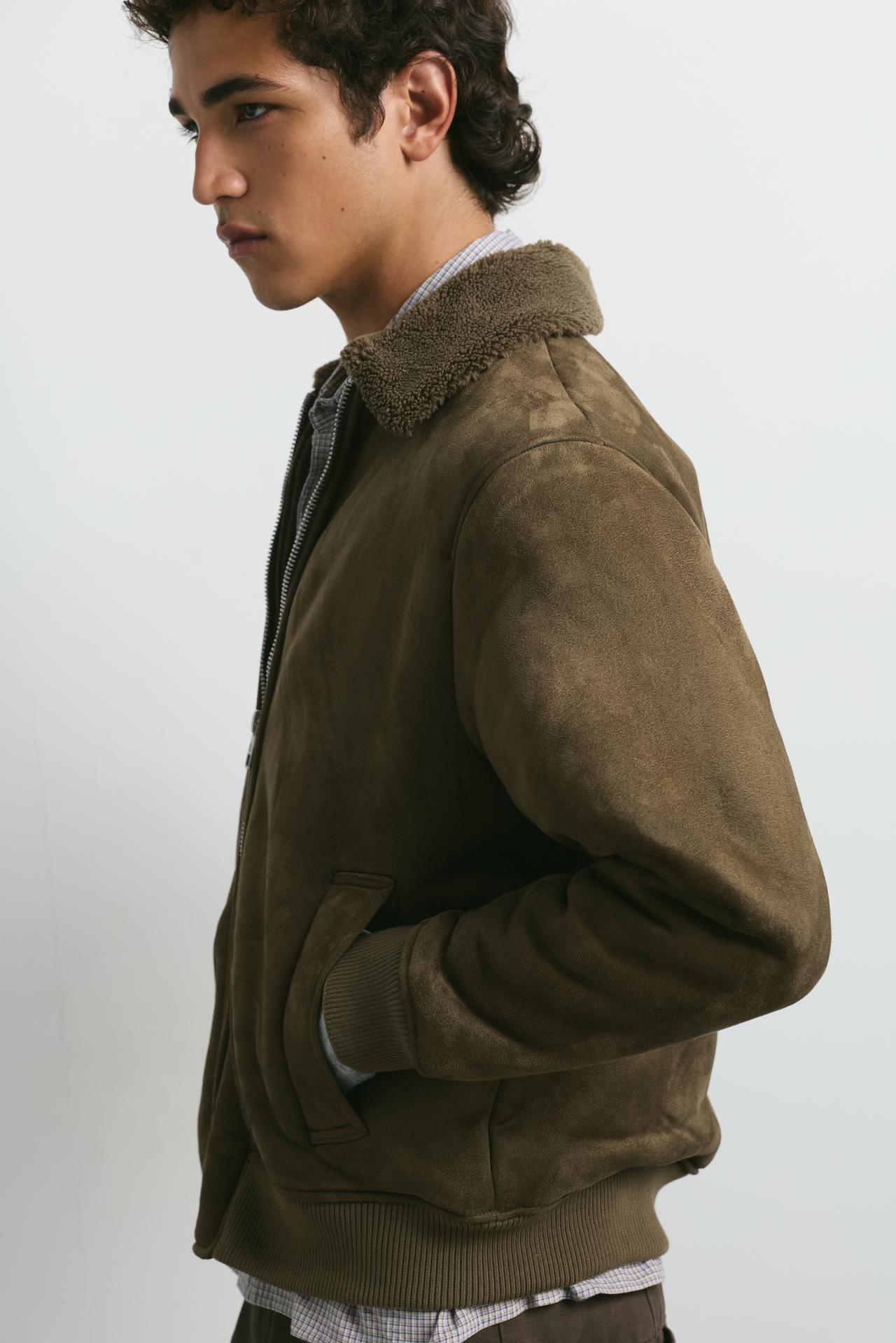 Combined double-faced jacket — Caramel