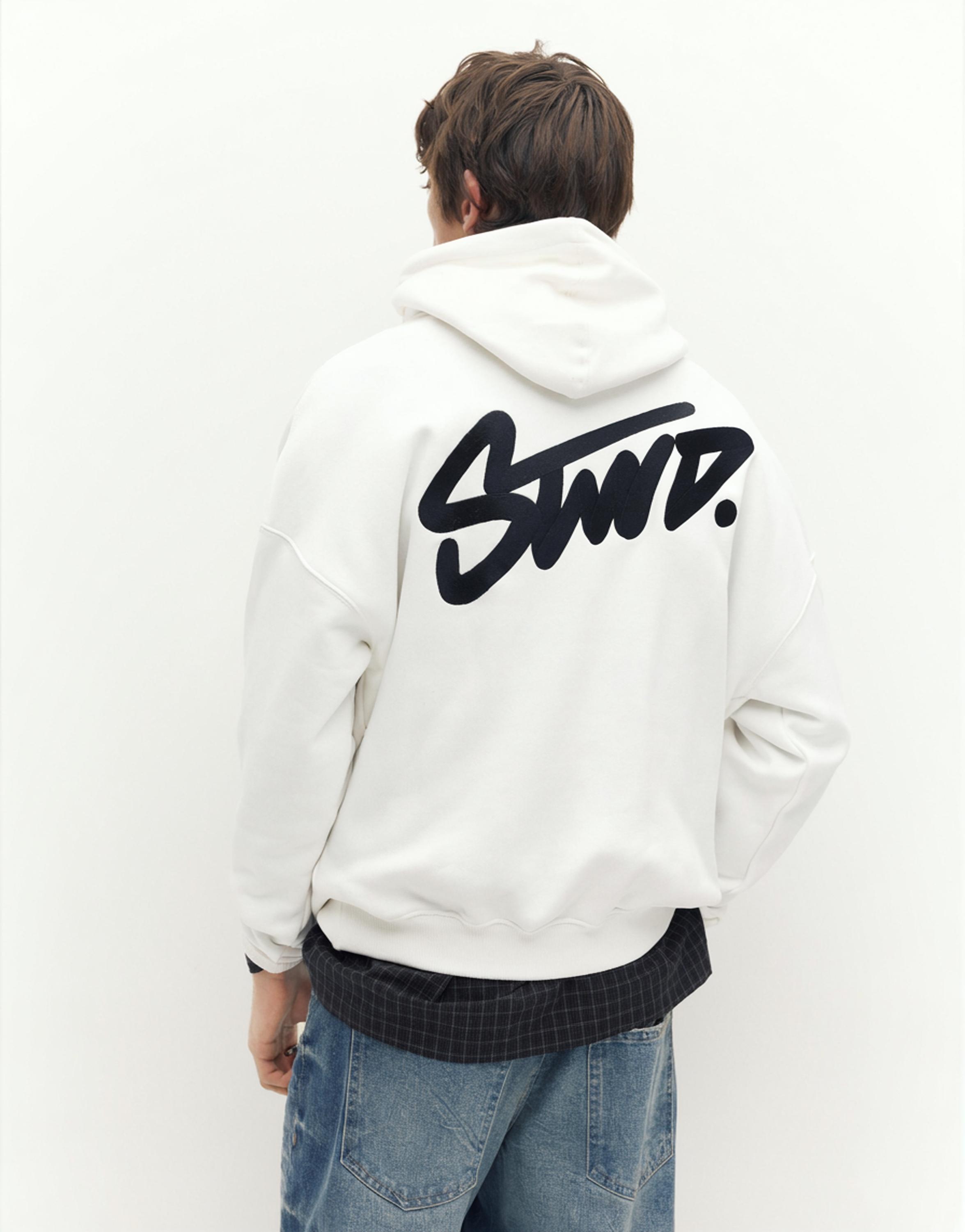 STWD kapüşonlu sweatshirt - Görsel 11