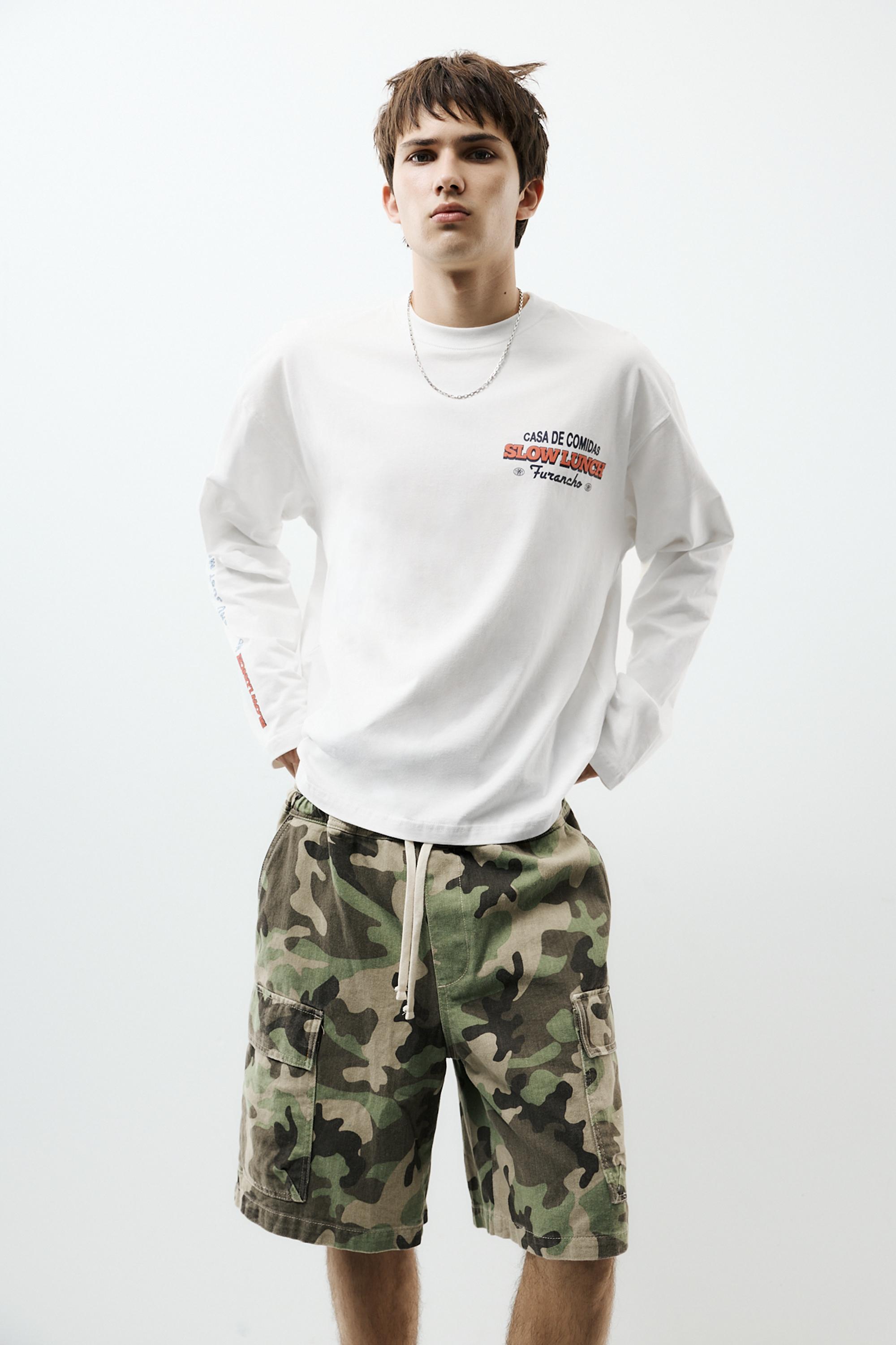 Pull&Bear STWD grafik tişört görsel 5