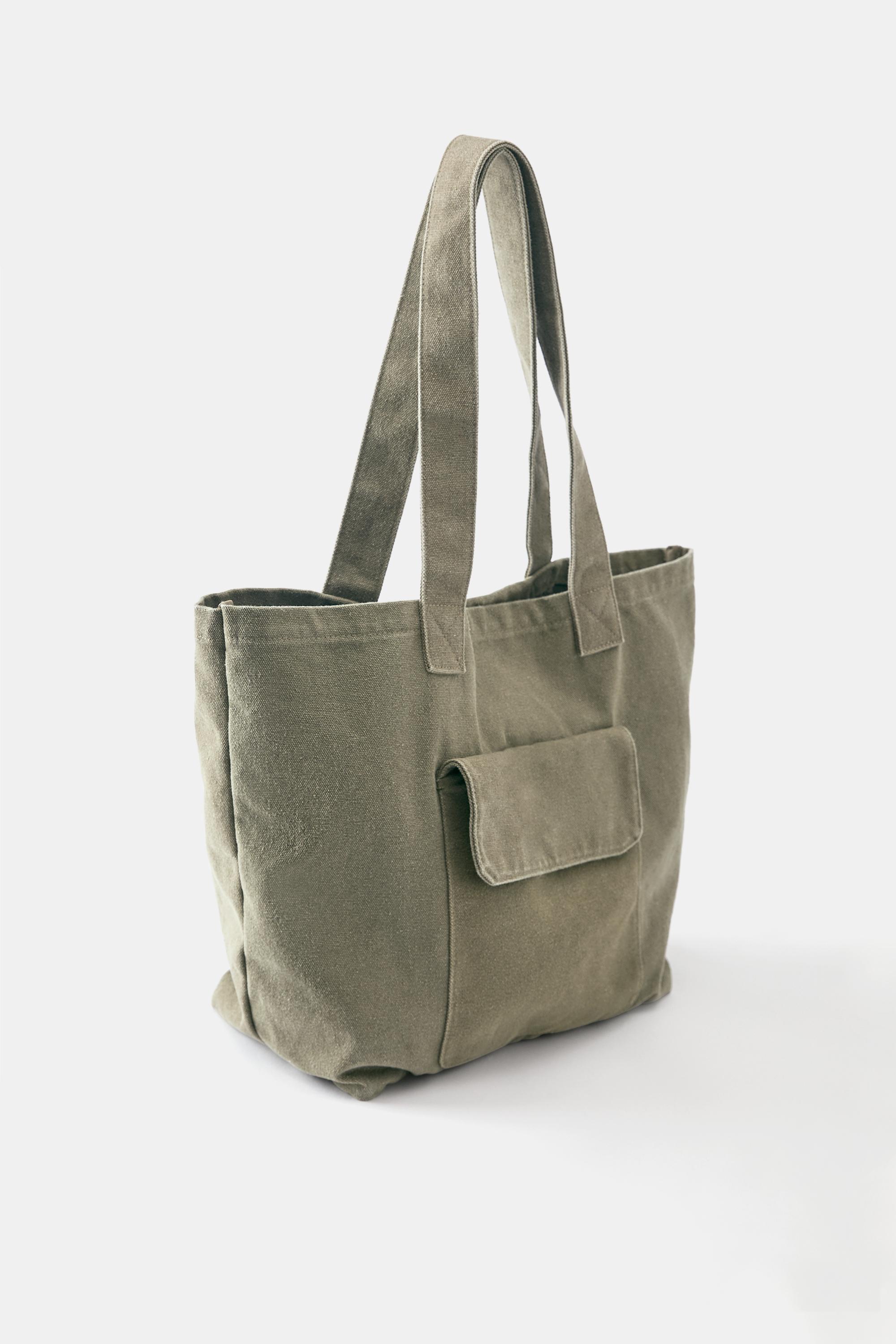 Canvas tote bag — Khaki