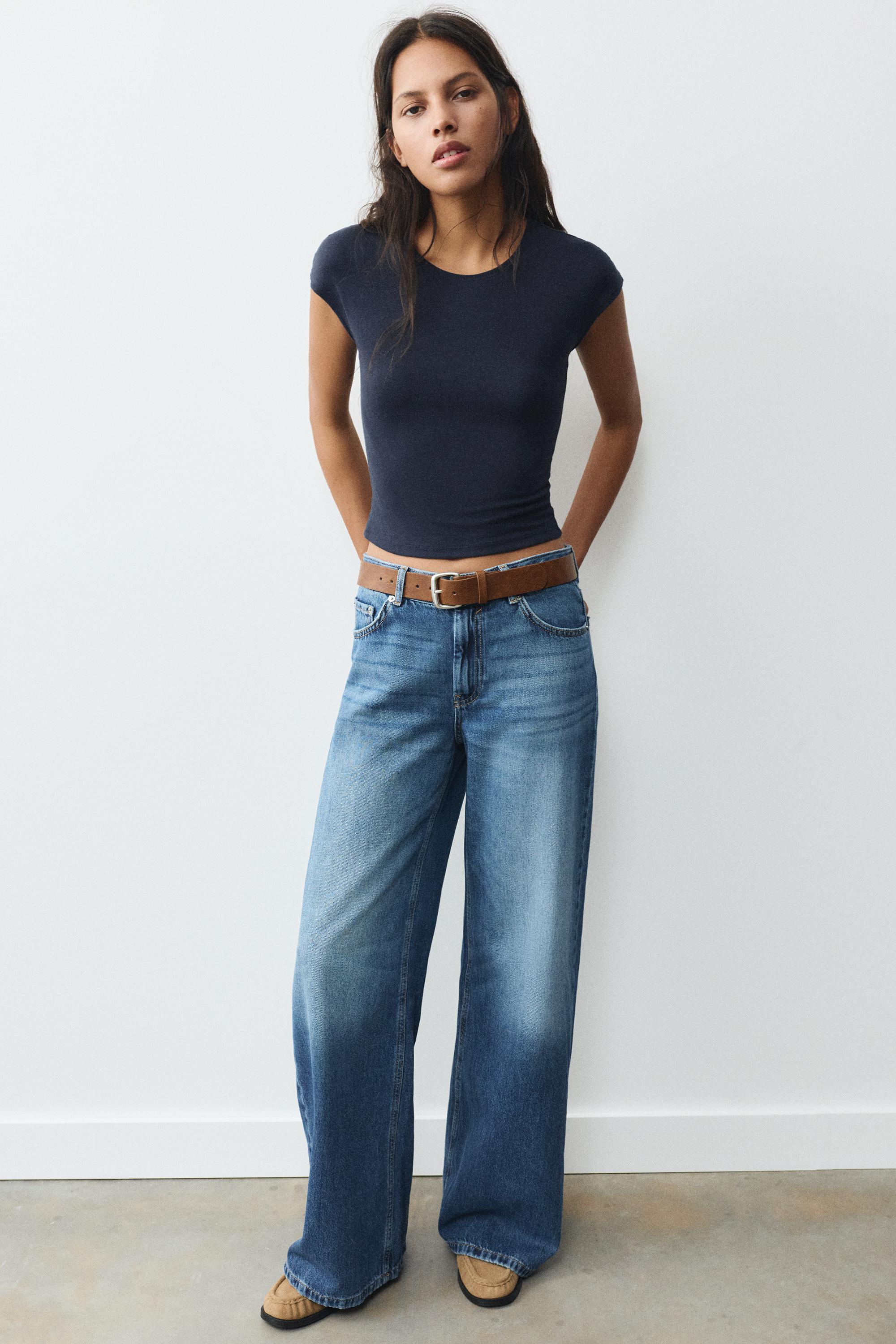 Fitted short sleeve T-shirt — Navy