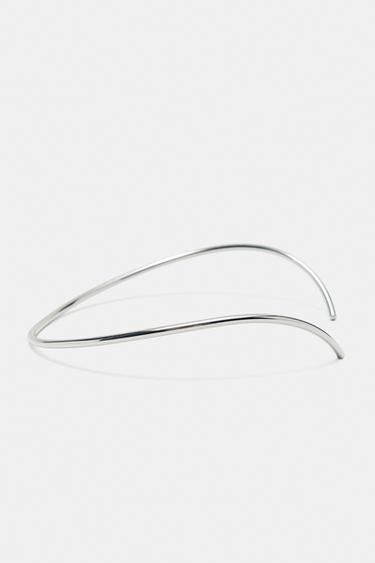 Metallic choker necklace — Silver 3