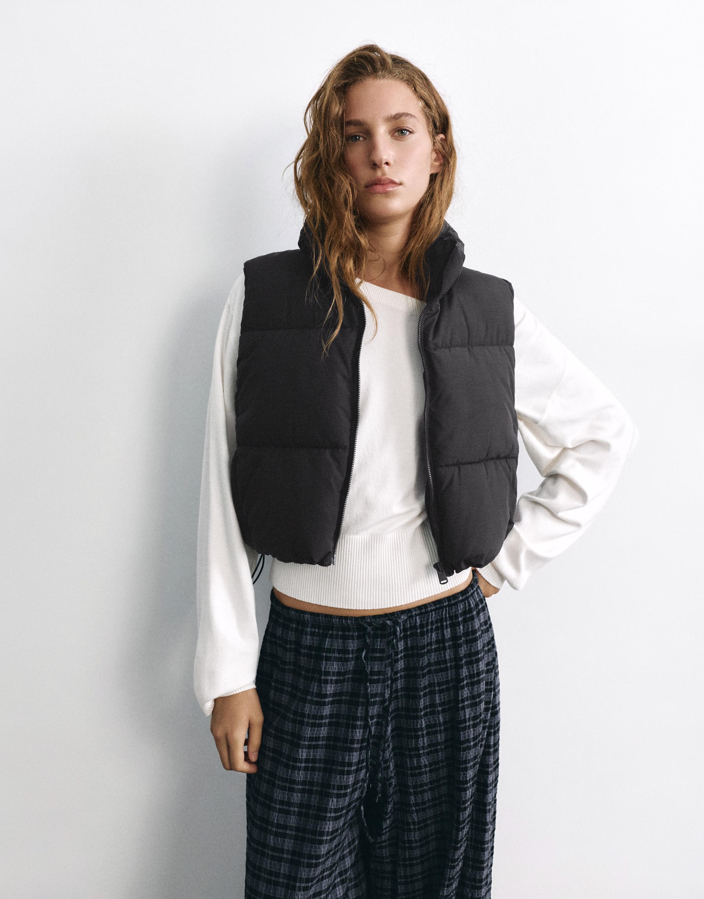 Padded gilet — Black