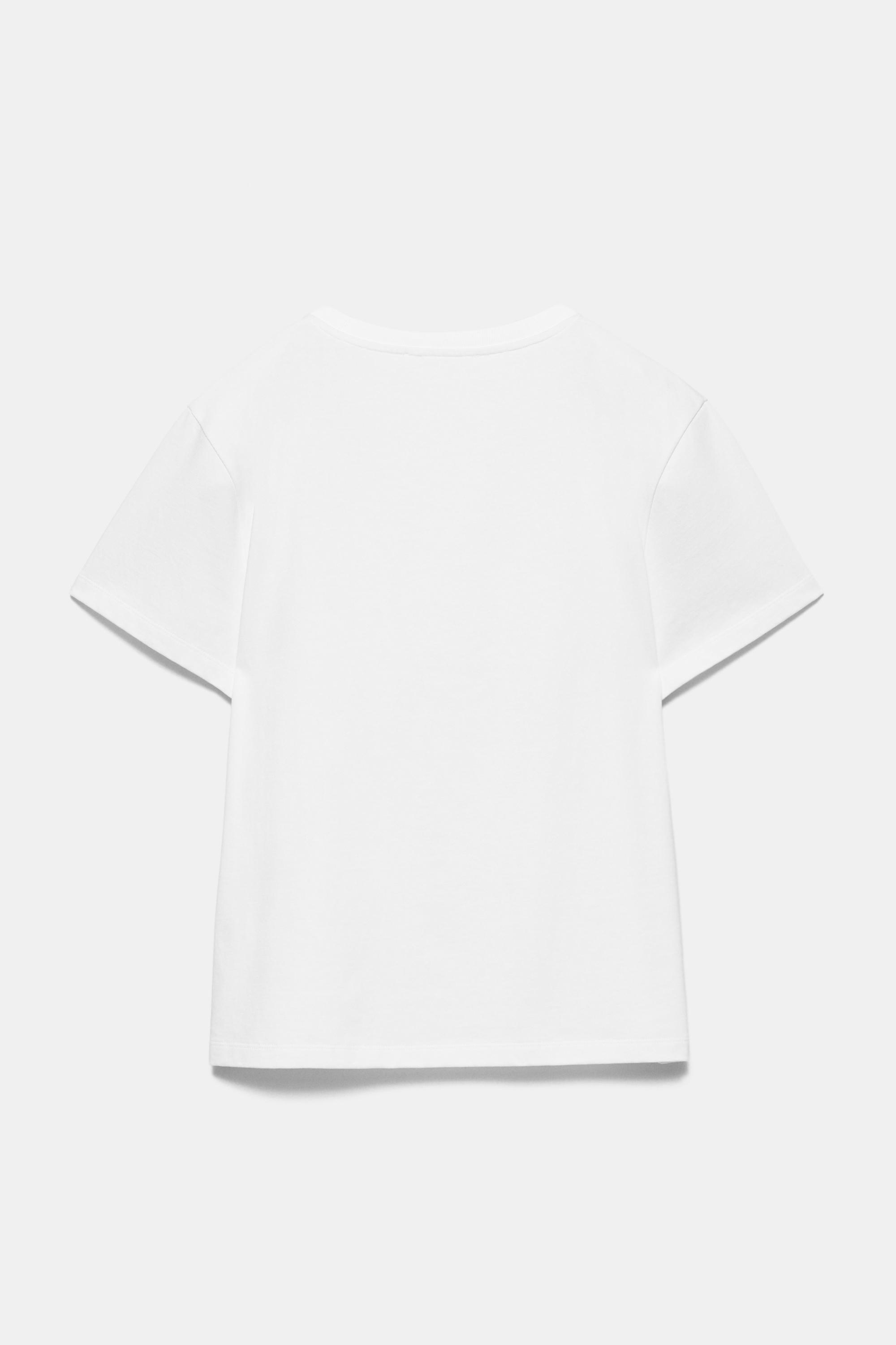Short sleeve T-shirt 100% cotton — White