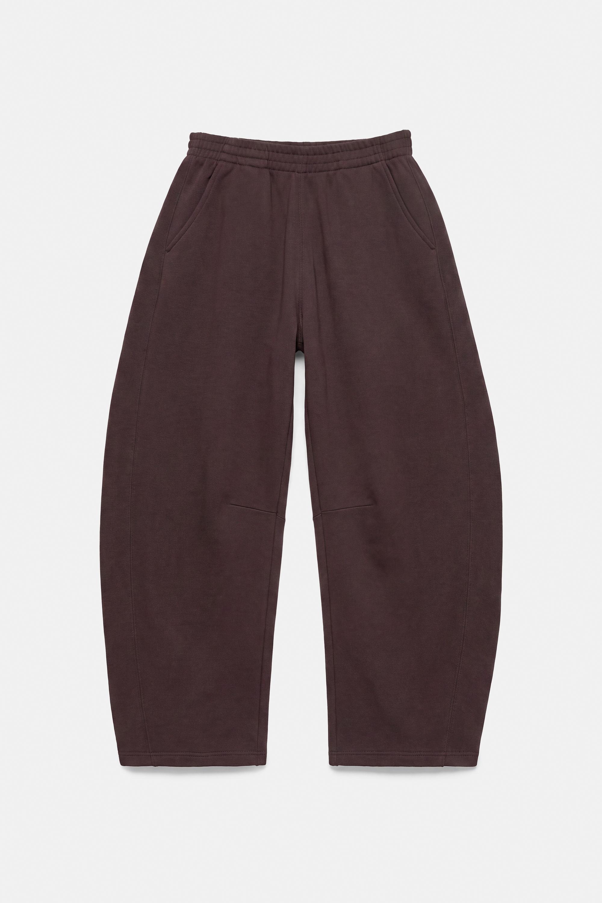 Barrel-leg joggers — Brown