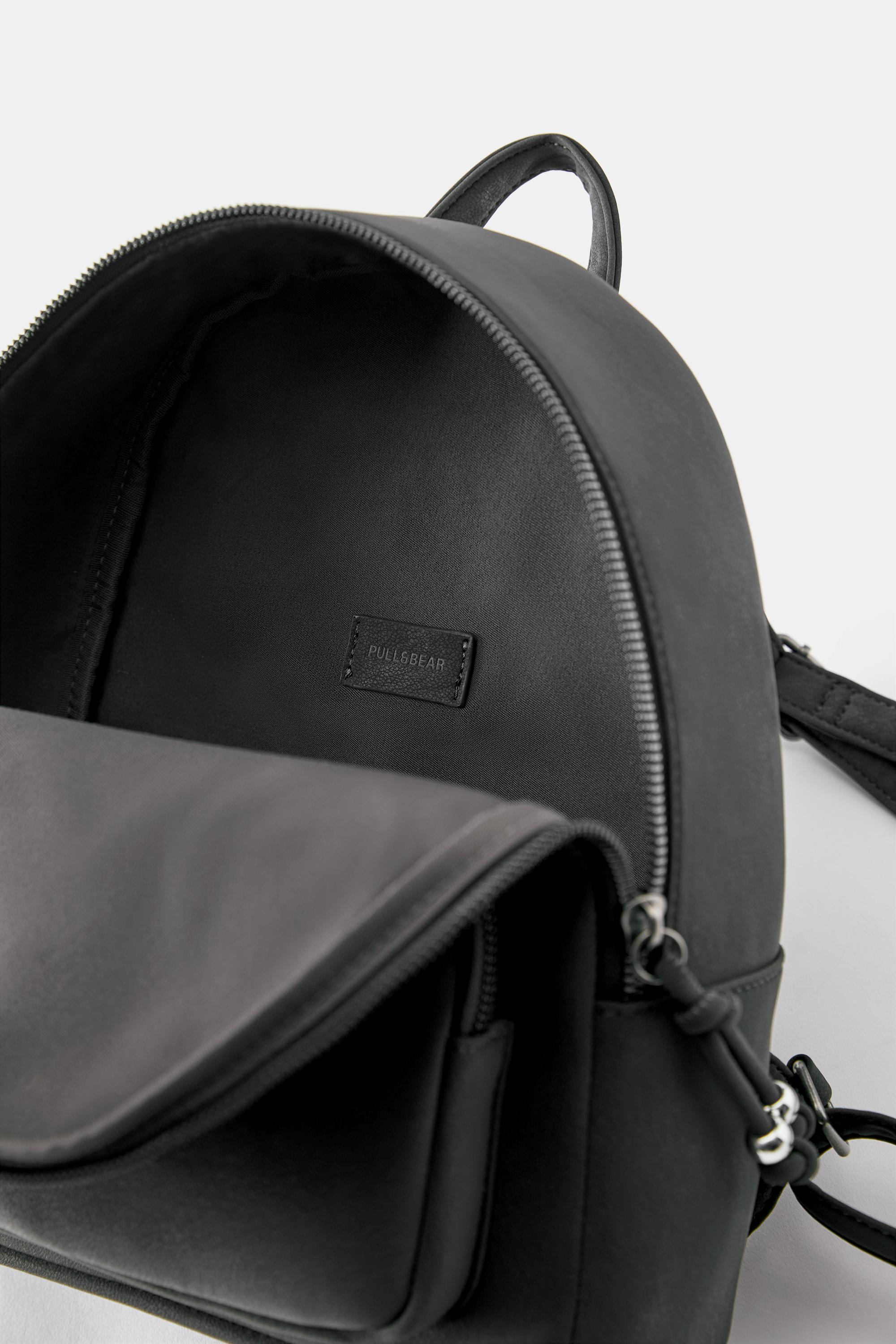 Rubberised backpack — Grey