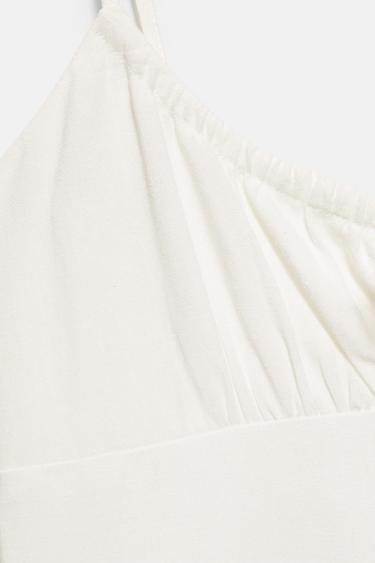 Linen blend midi dress — Ice 7