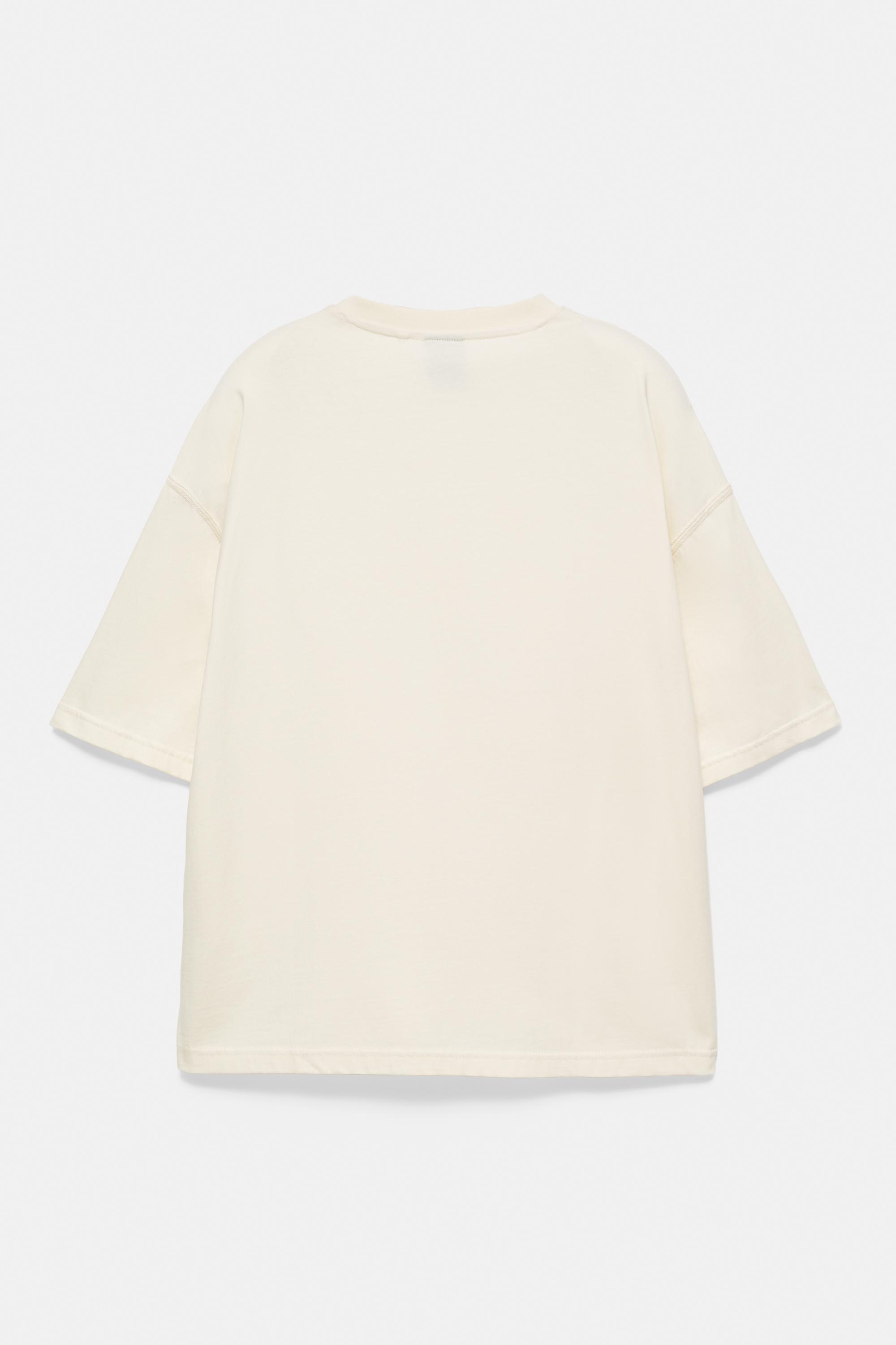 Relaxed fit graphic pocket T-shirt — Off white