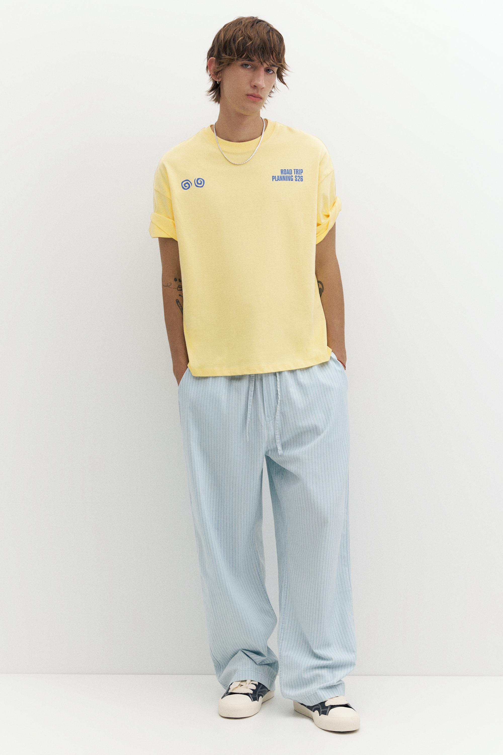 STWD Road Trip graphic T-shirt — Yellow