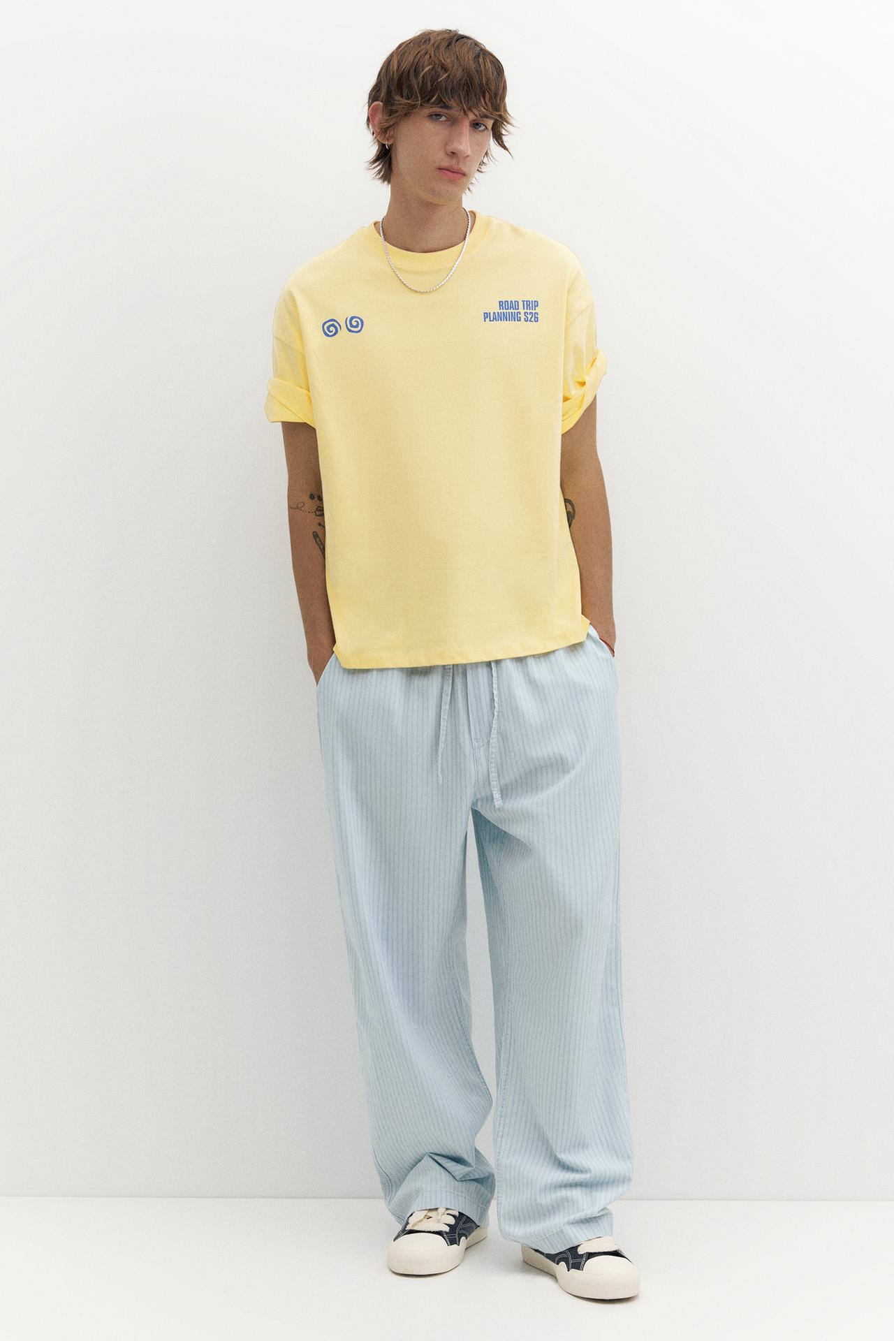 STWD Road Trip graphic T-shirt — Yellow