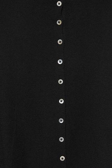 High-neck cardigan — Black 7