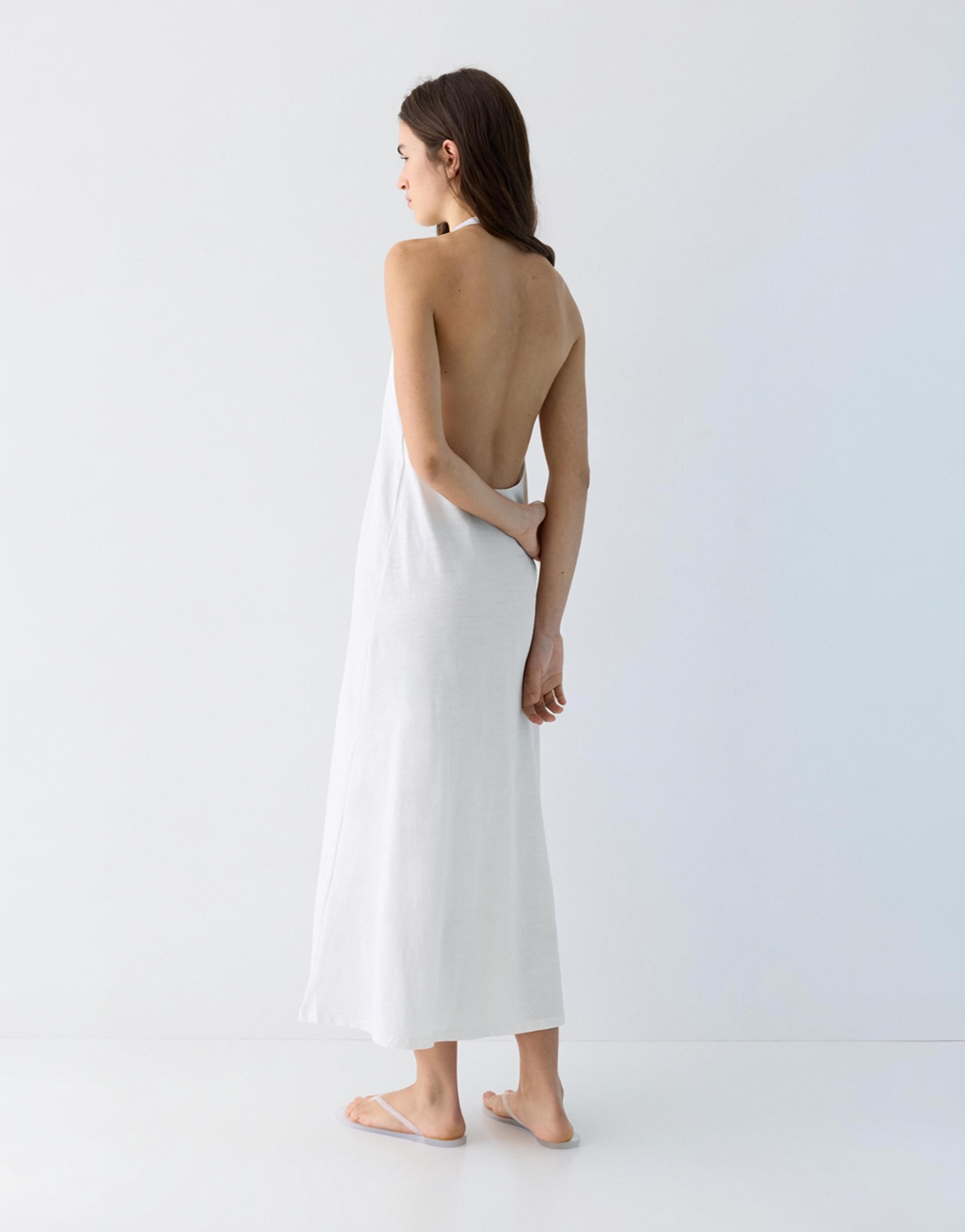 Halter midi elbise - Görsel 44