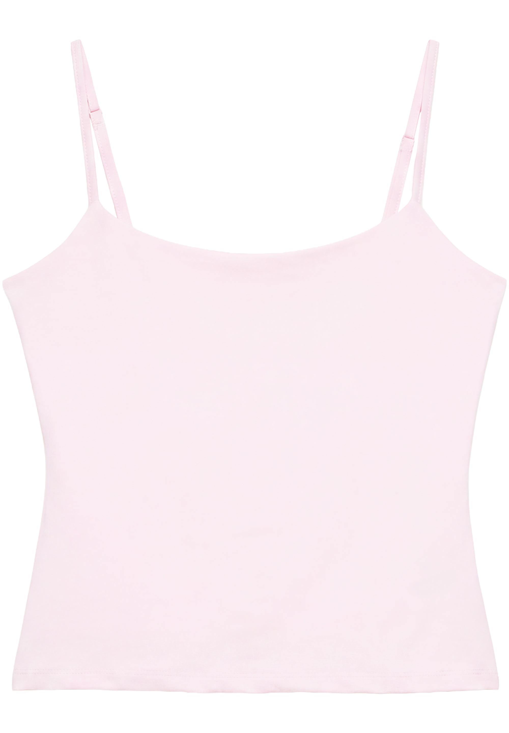 Basic top with adjustable straps — Pastel pink