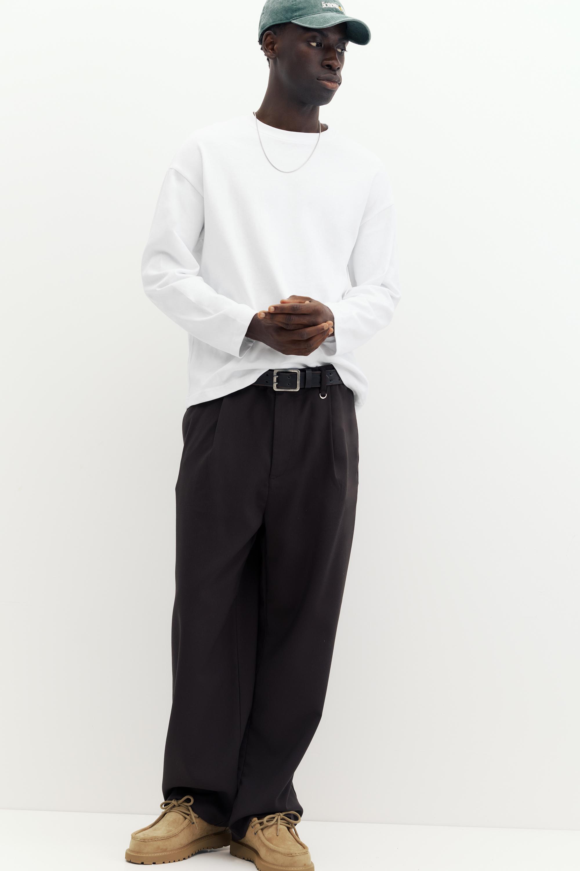Heavy weight relaxed fit T-shirt — White