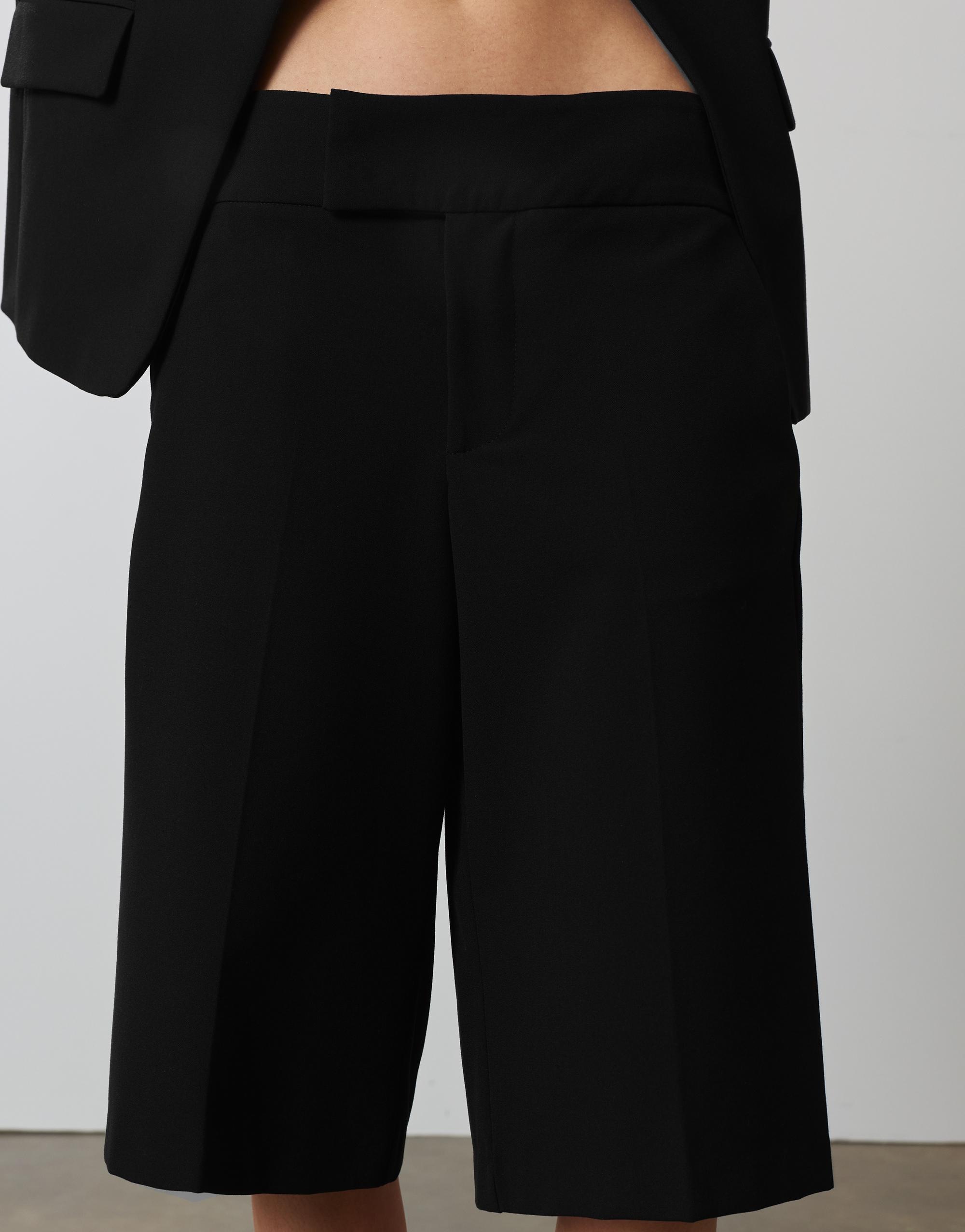Tailored Bermuda shorts — Black