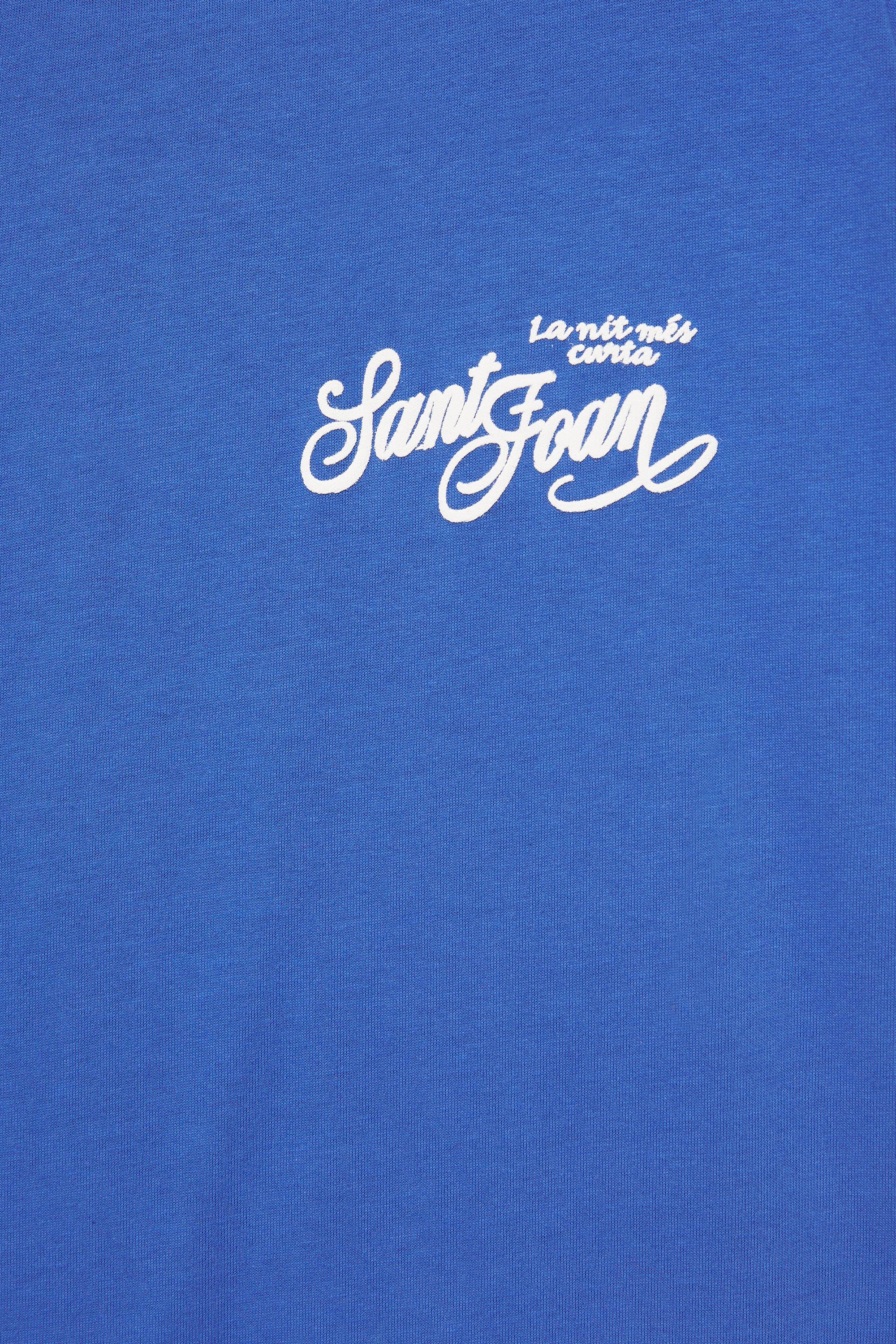 Oversize Sant Joan T-shirt — Deep blue