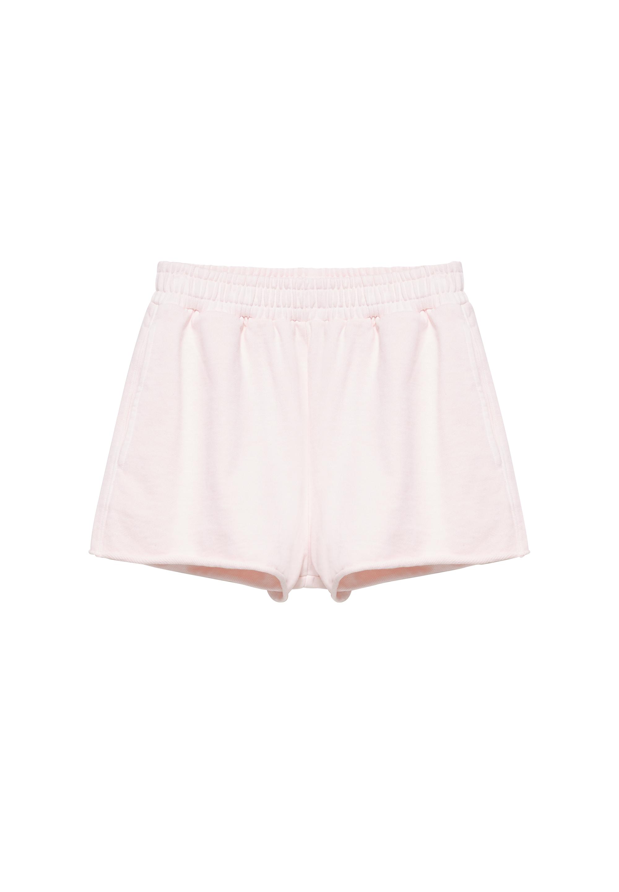 STWD sports shorts — Pale pink