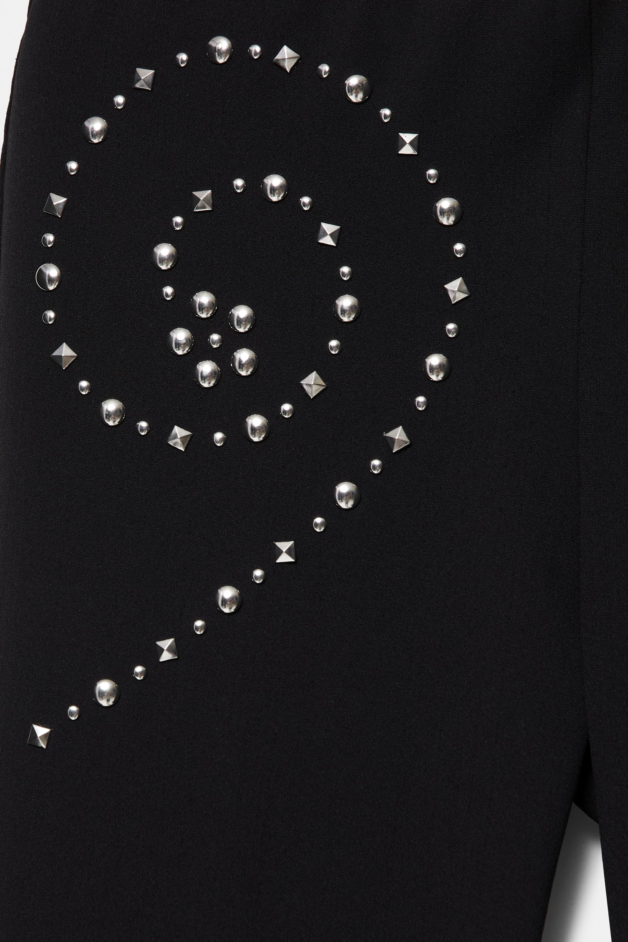 Studded capris — Black