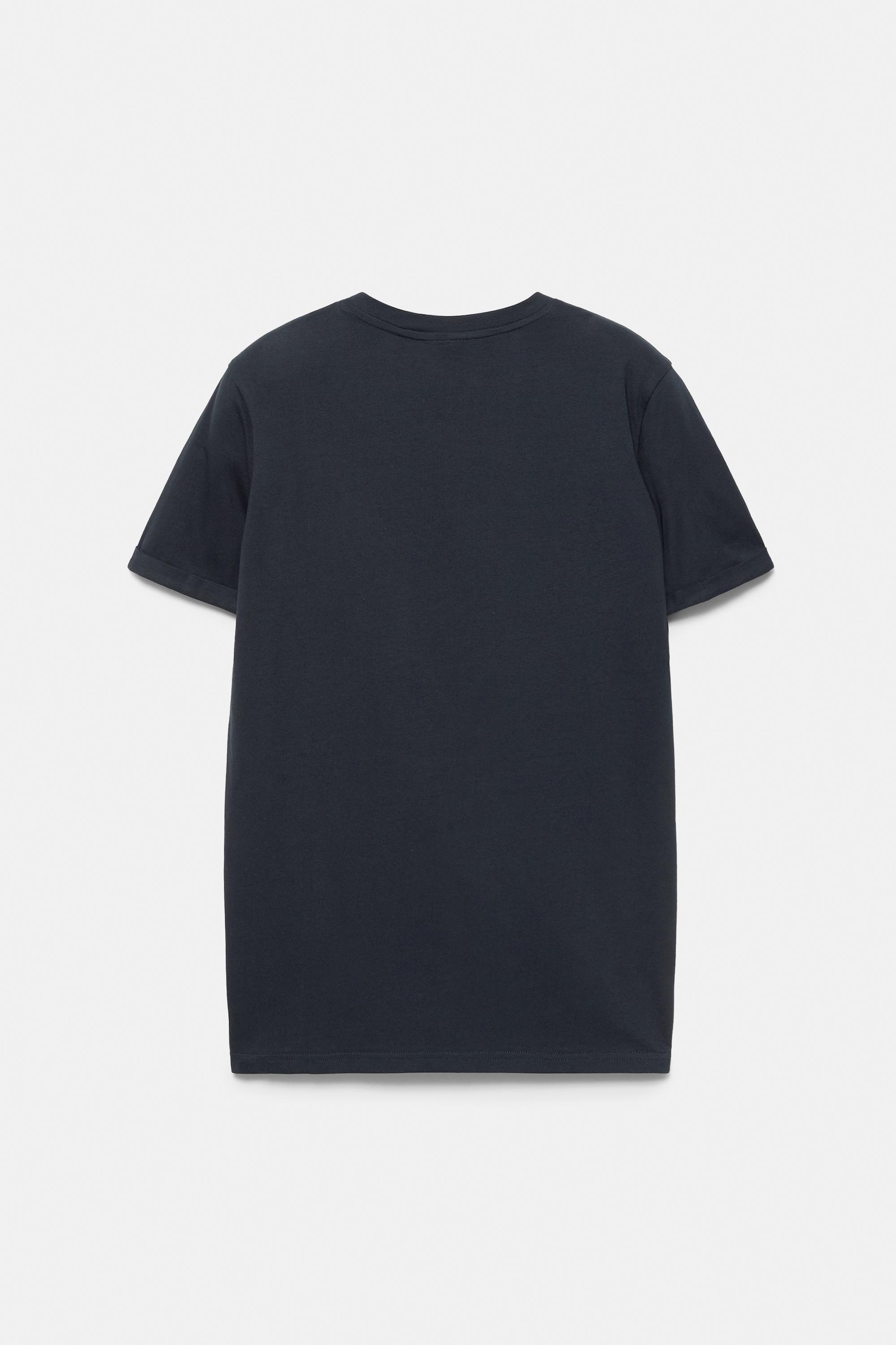 Muscle fit T-shirt — Navy