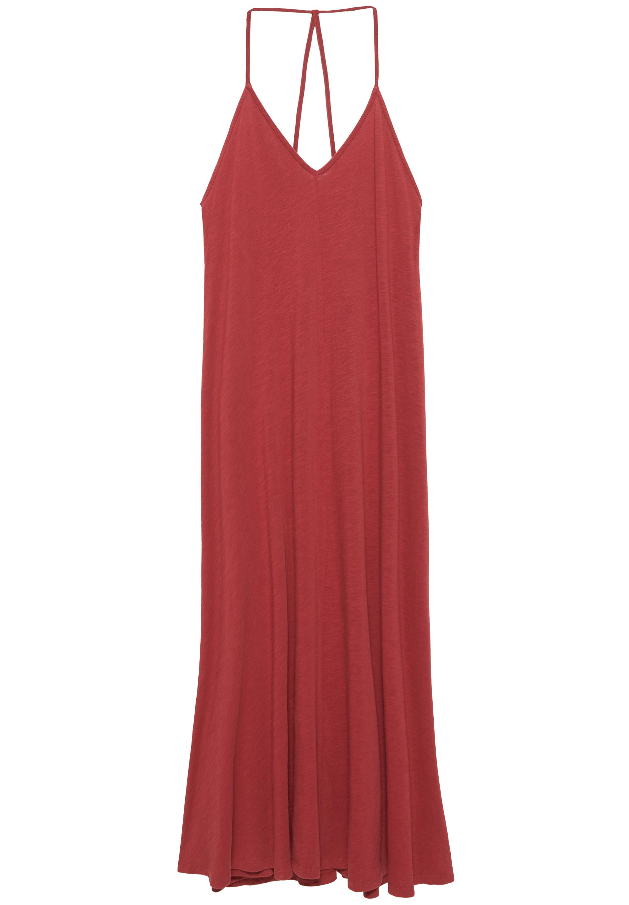 Strappy back midi dress — Russet