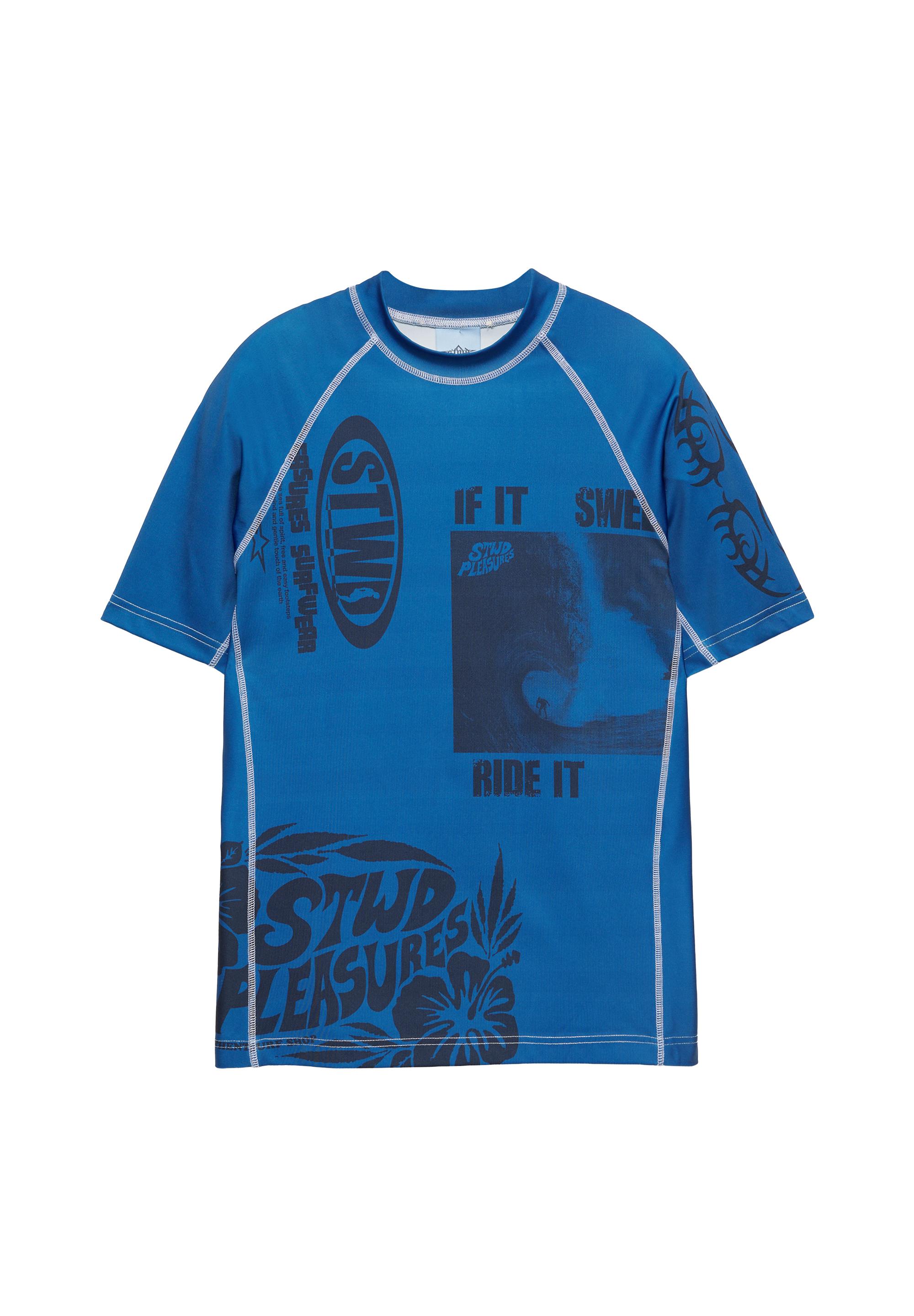 Pleasures x STWD T-shirt — Blue