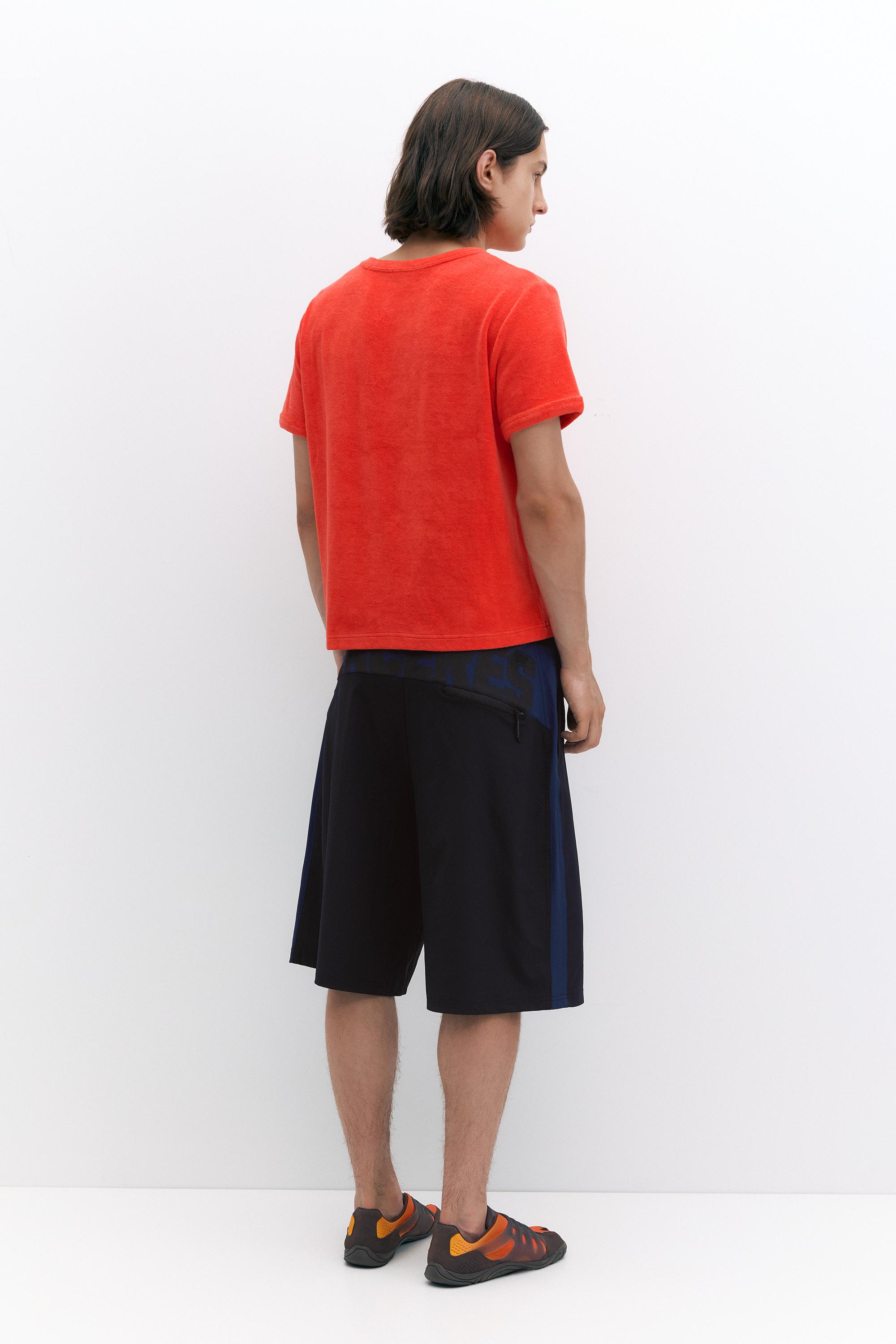 Pleasures x STWD towelling T-shirt — Red