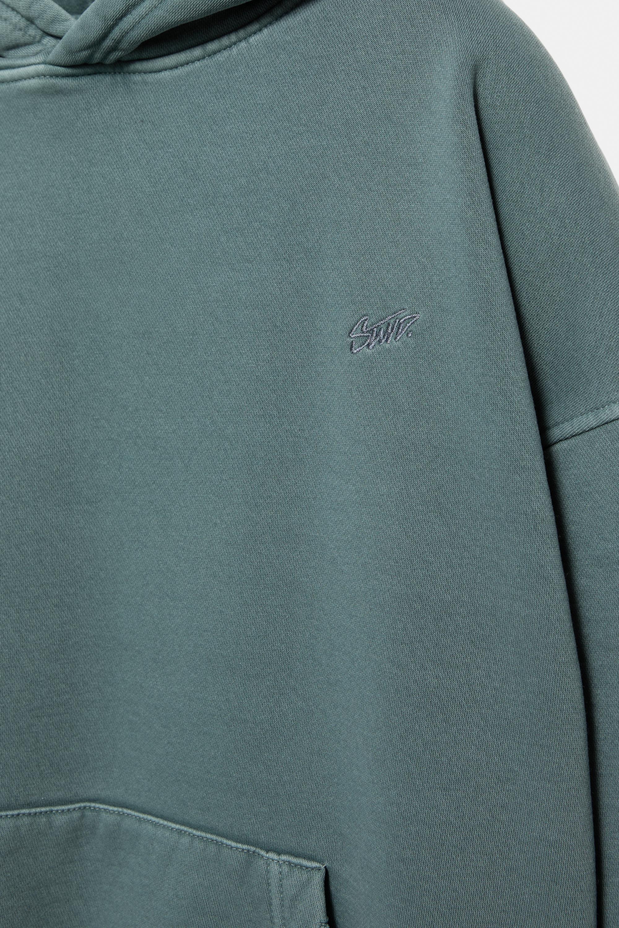 STWD Yıkanmış Kapüşonlu Sweatshirt - Görsel 48