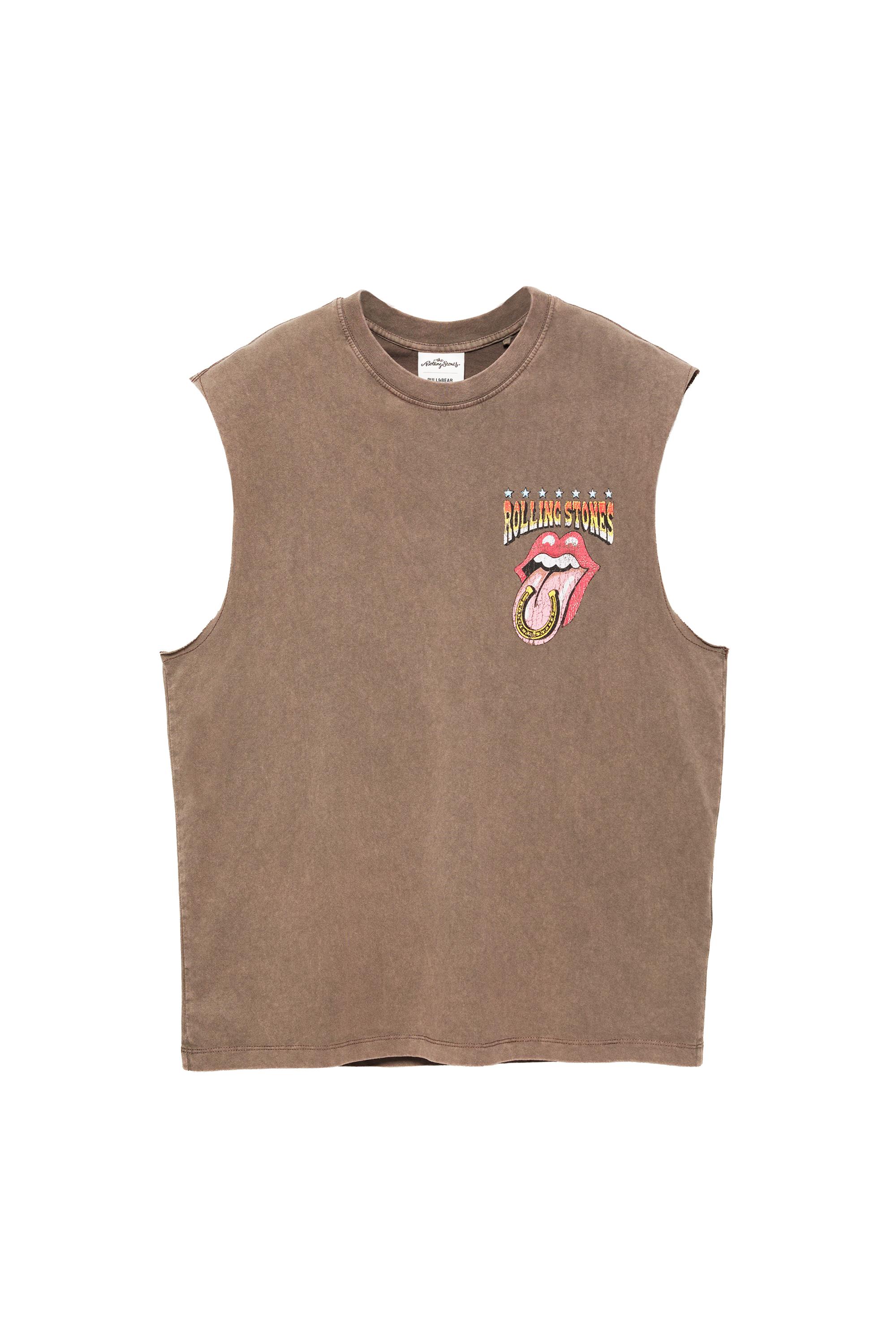 Pull&Bear Rolling Stones askılı tişört görsel 3