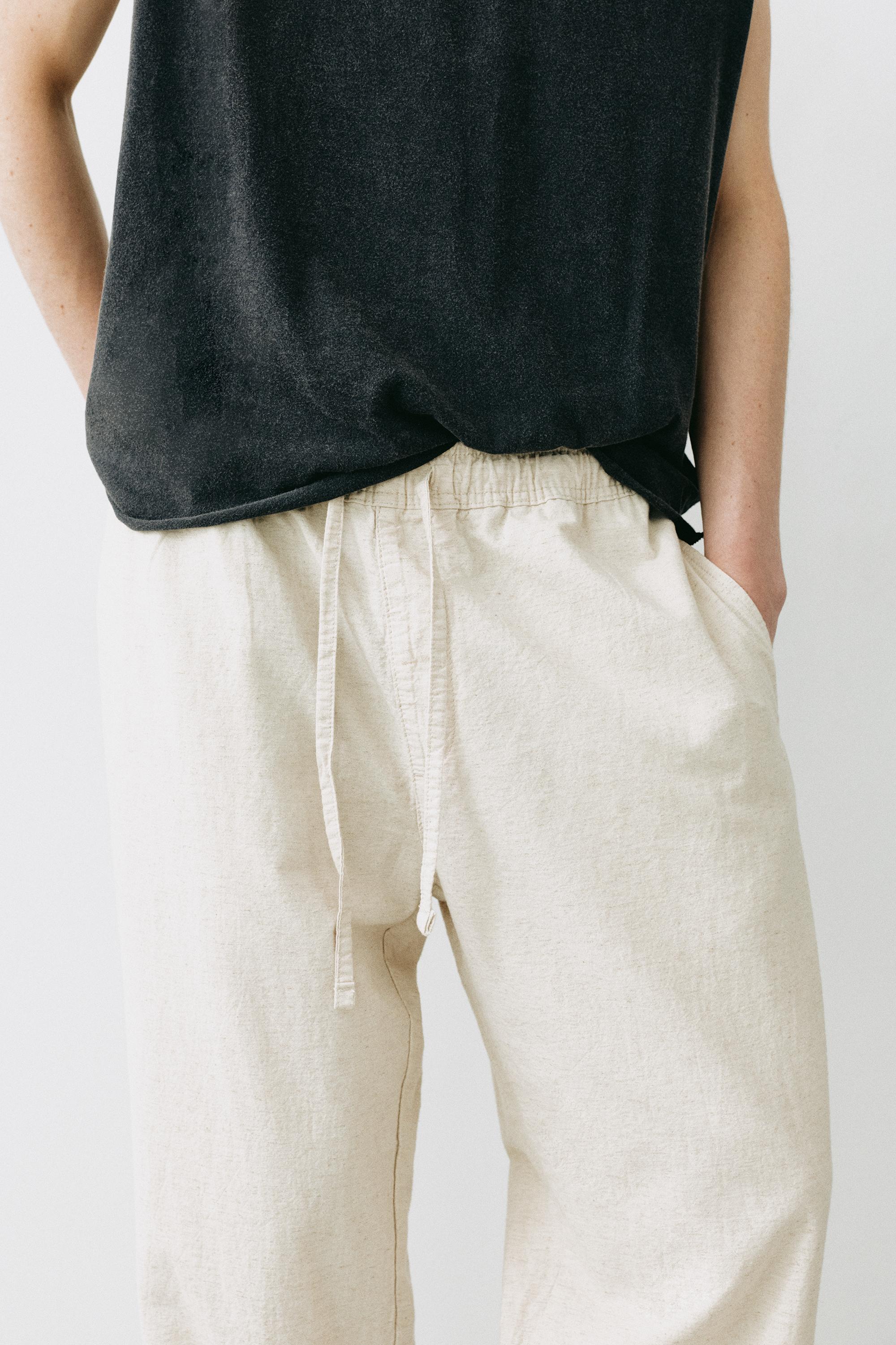Rustic joggers — Beige