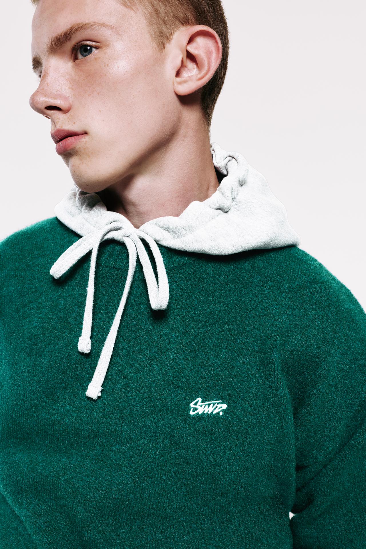 STWD embroidered knit jumper — Medium green