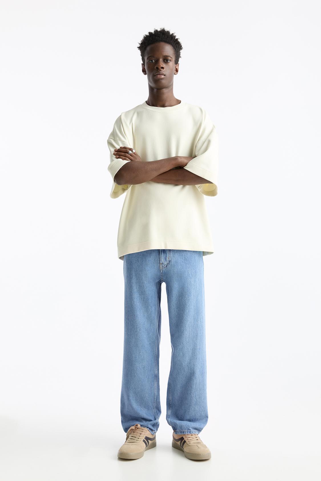 Baggy Jean Pull And Bear Hombre Baggy Jeans Pantalones Vaqueros