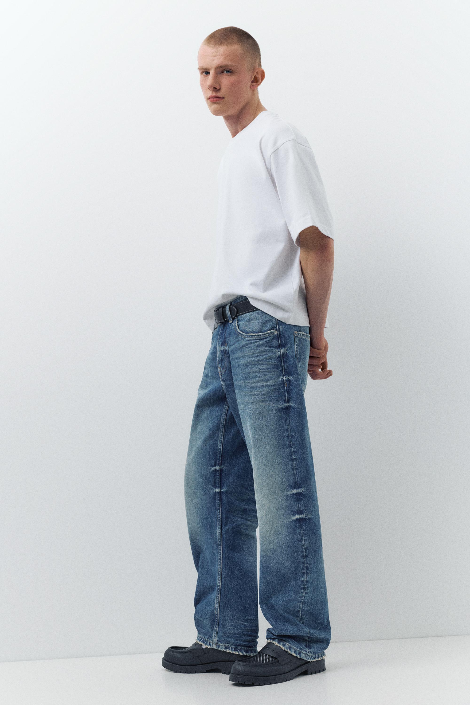 Düşük bel bol kesim jean - Görsel 48