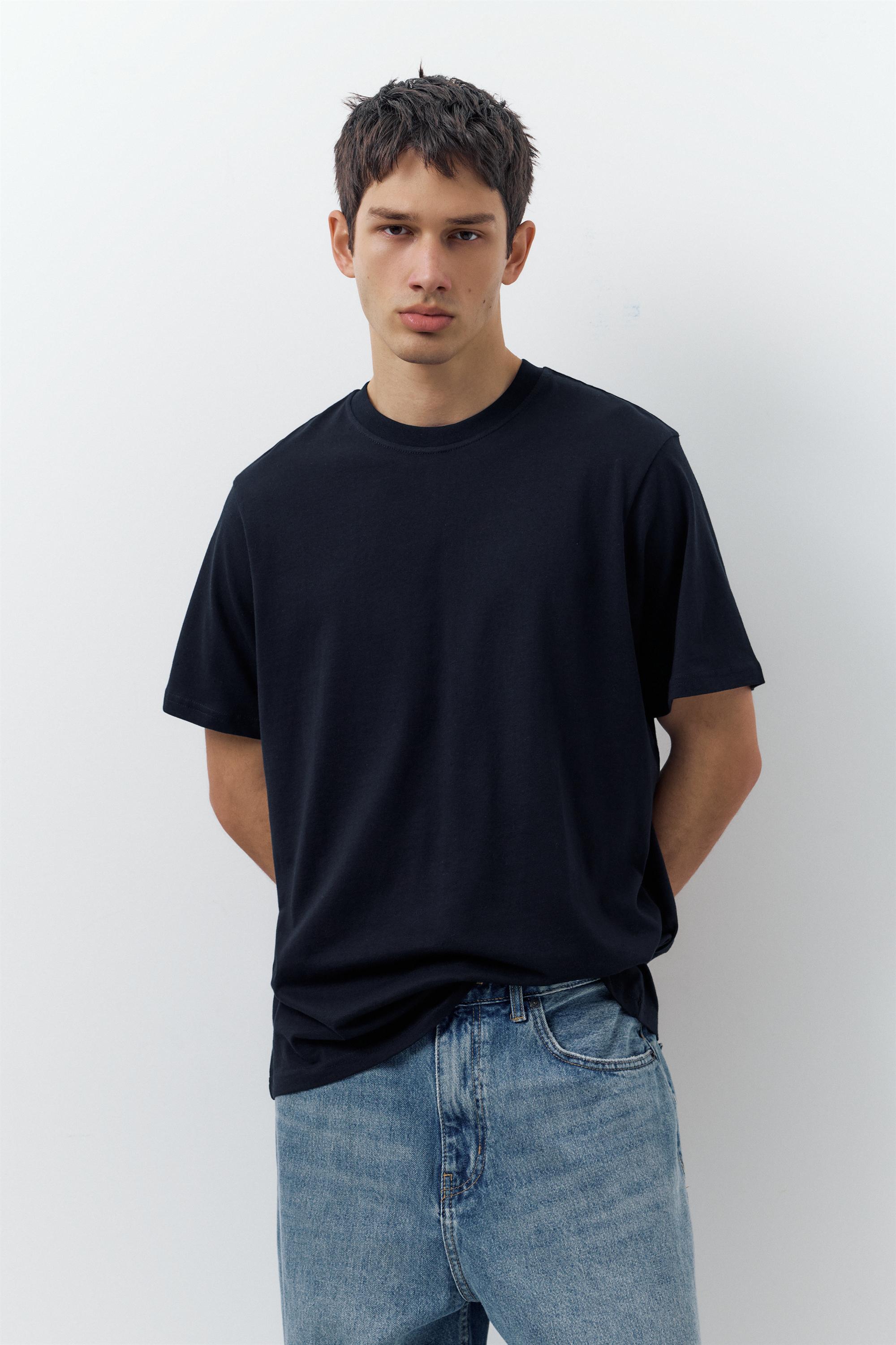 3-pack of short sleeve T-shirts — Ash