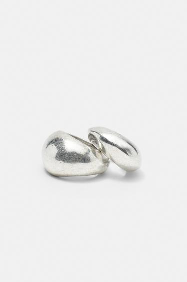 3-pack of stone rings — Silver 5