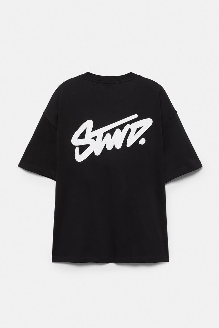 STWD logolu salaş t-shirt