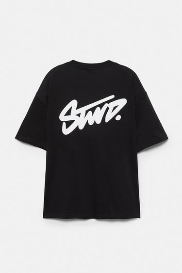 STWD logo boxy T-shirt — Black 7