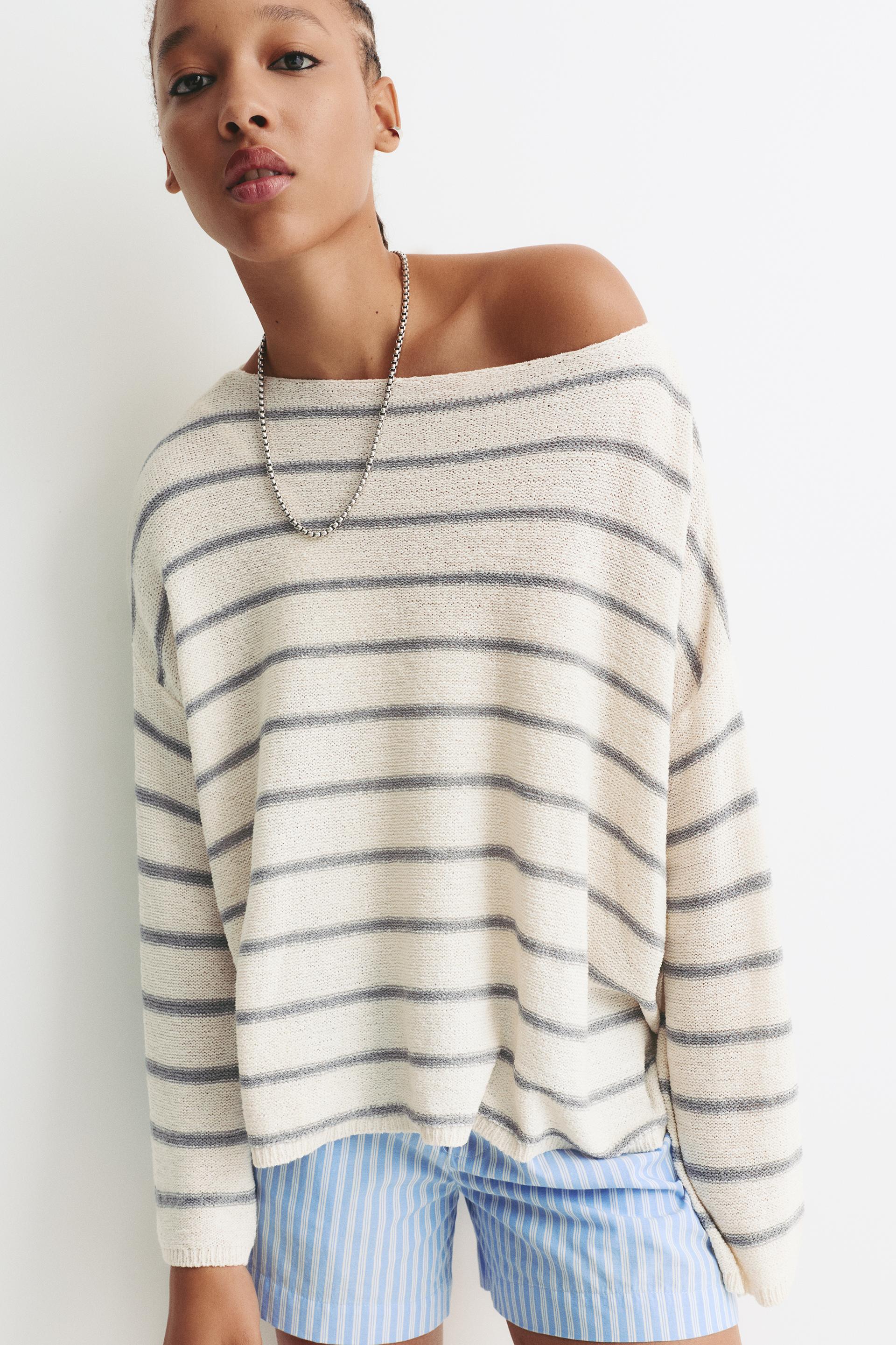 Oversize striped sweater PULL&BEAR - Main Image