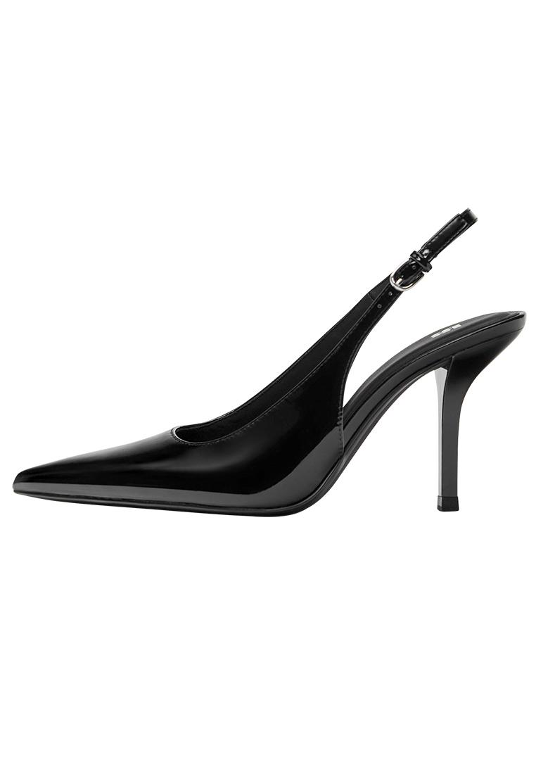 Patent high-heel shoes — Black