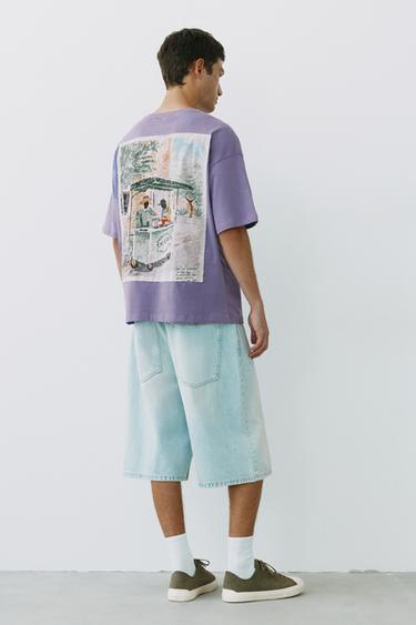 Relaxed fit graphic T-shirt — Mulberry 3