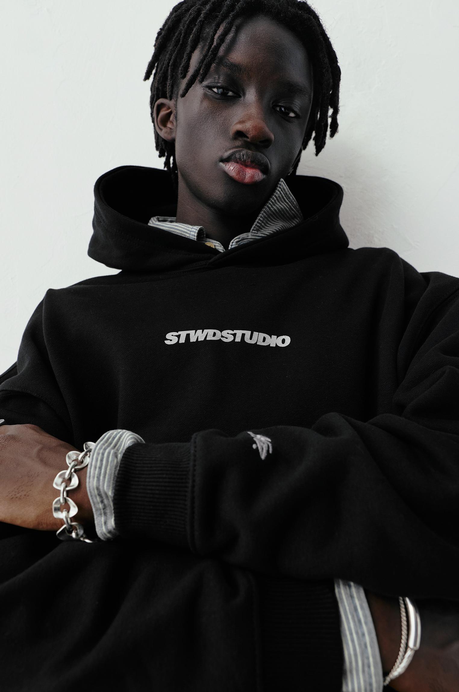 STWD Studio kapüşonlu sweatshirt - Görsel 17