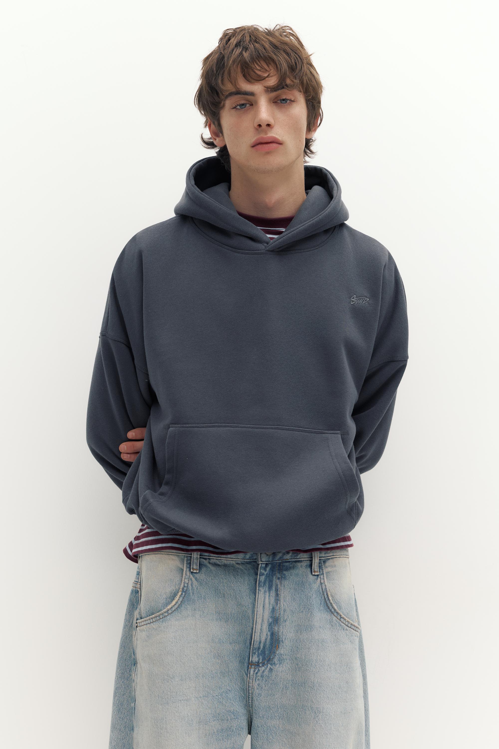 Kapuzensweatshirt Mit Stwd-Stickerei