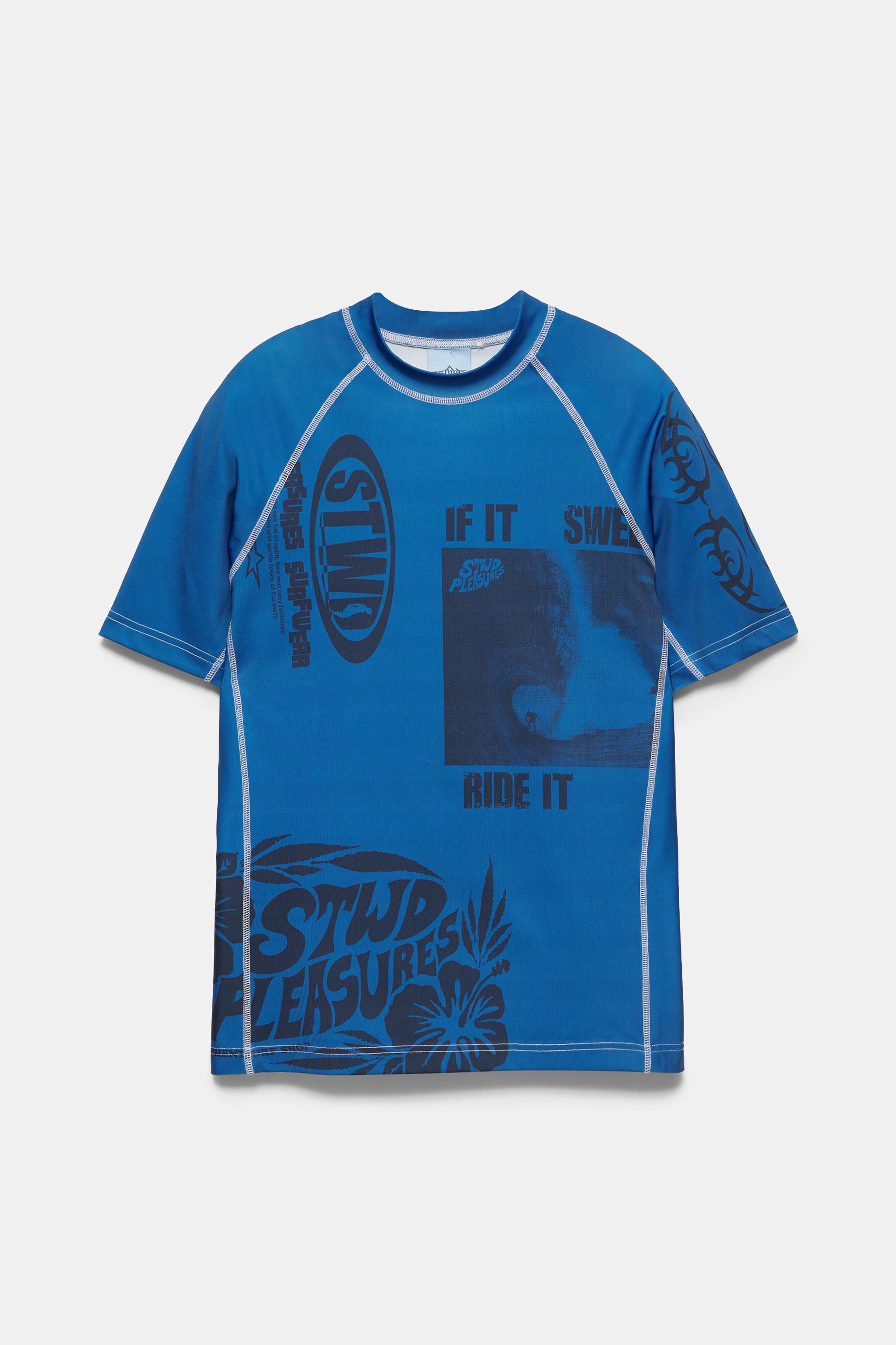Pleasures x STWD T-shirt — Blue