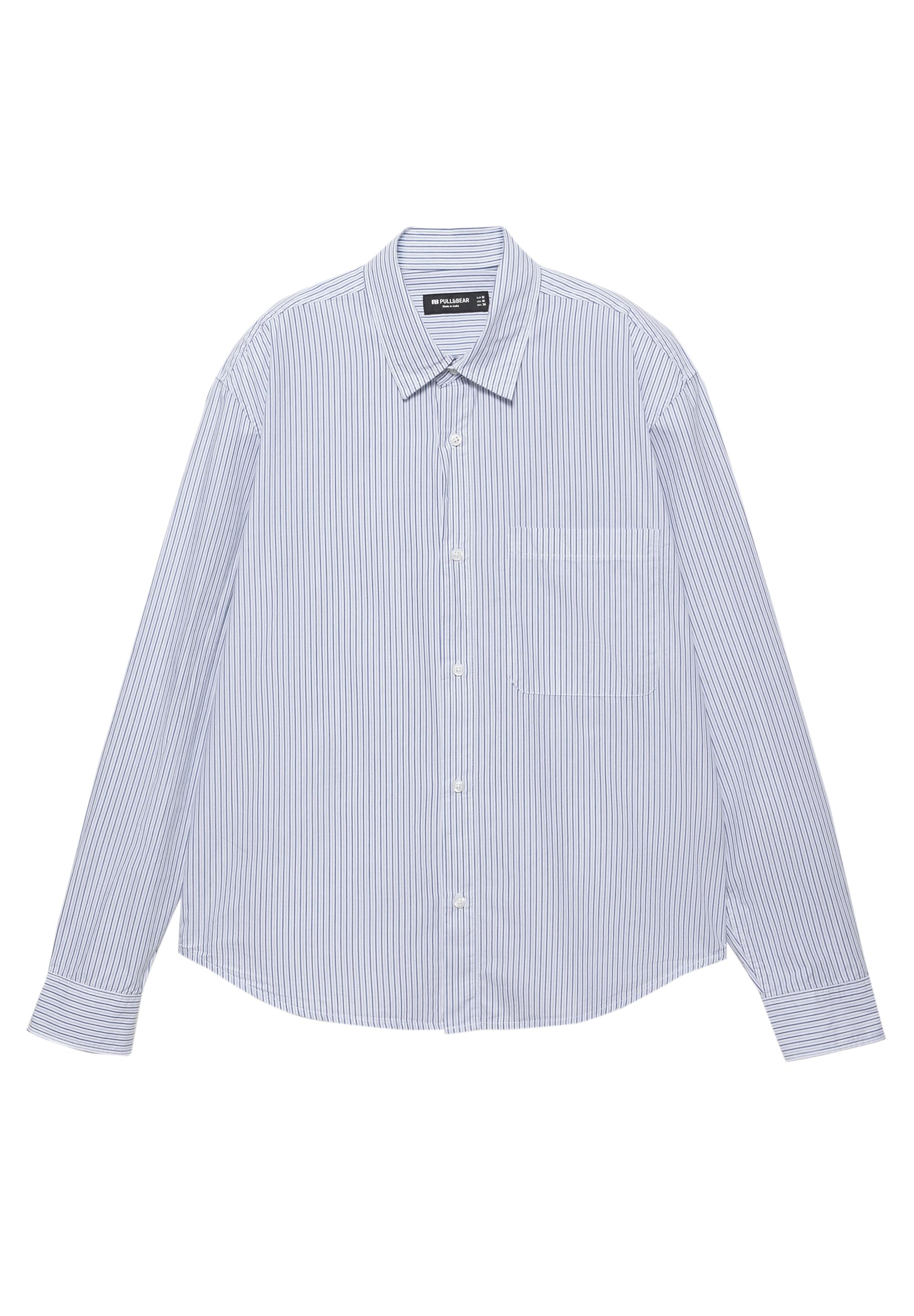 Çizgili uzun kollu gömlek - Görsel 19