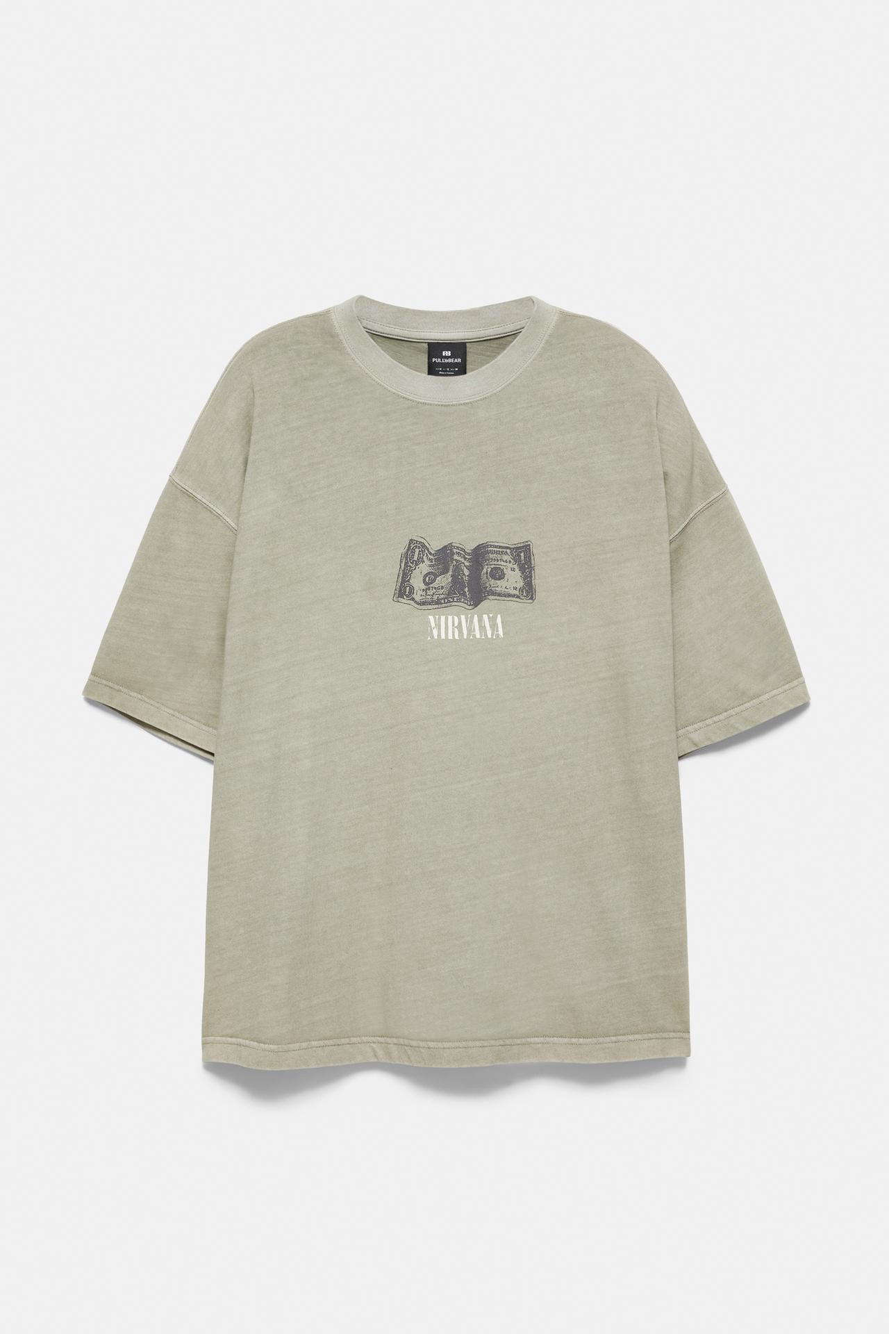 Nirvana T-shirt — Khaki