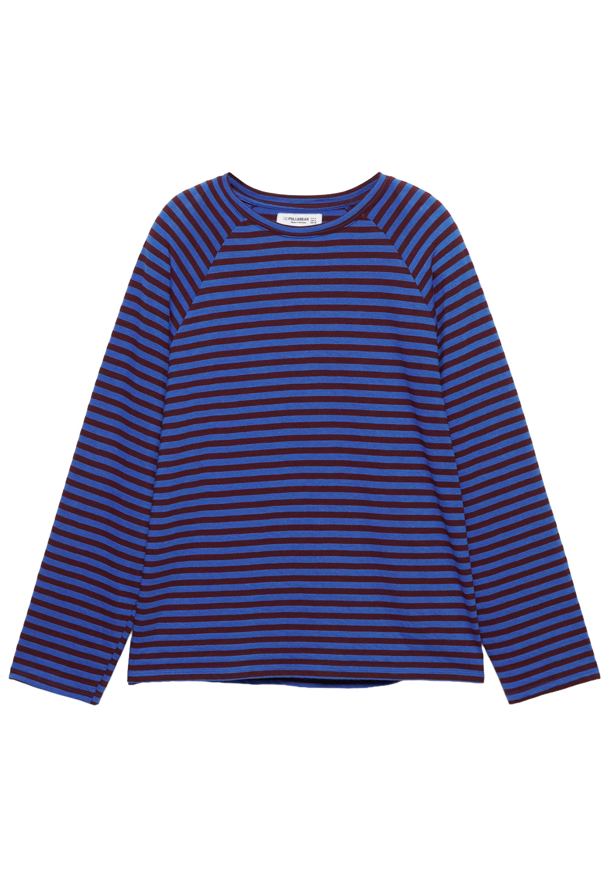 Uzun kollu çizgili tişört - Görsel 32