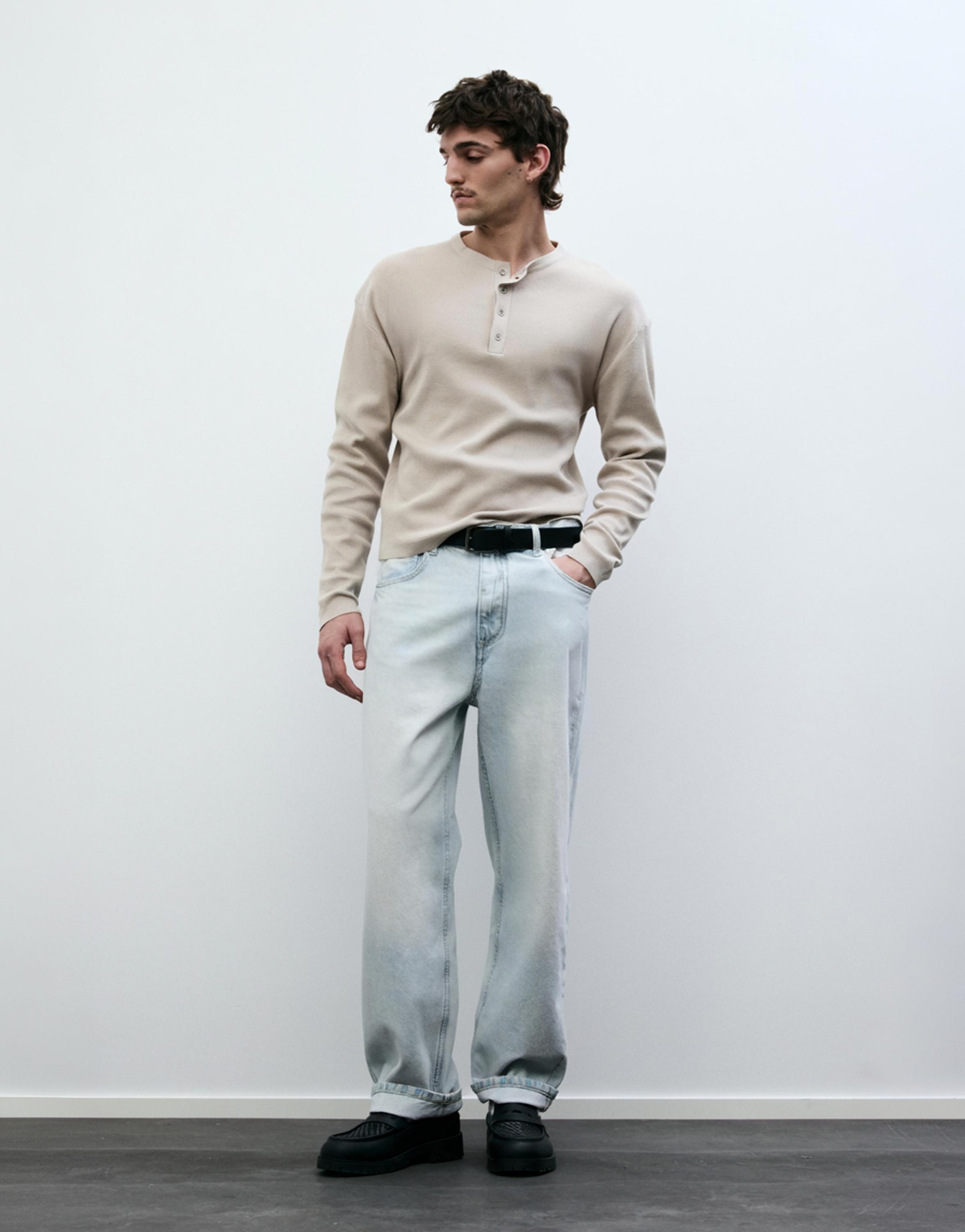 Henley yaka t-shirt - Görsel 24