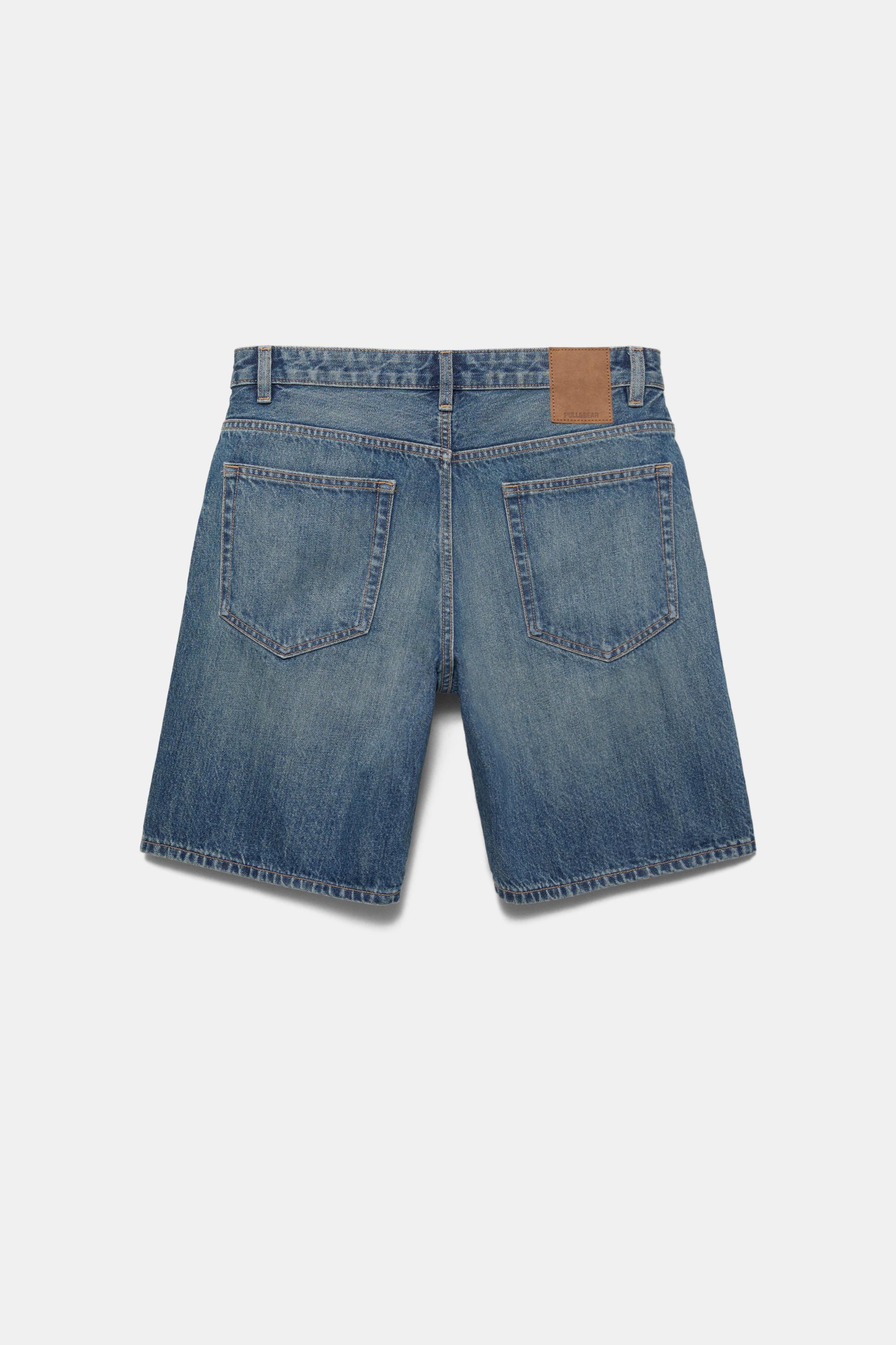 Standard denim Bermuda shorts — Medium blue