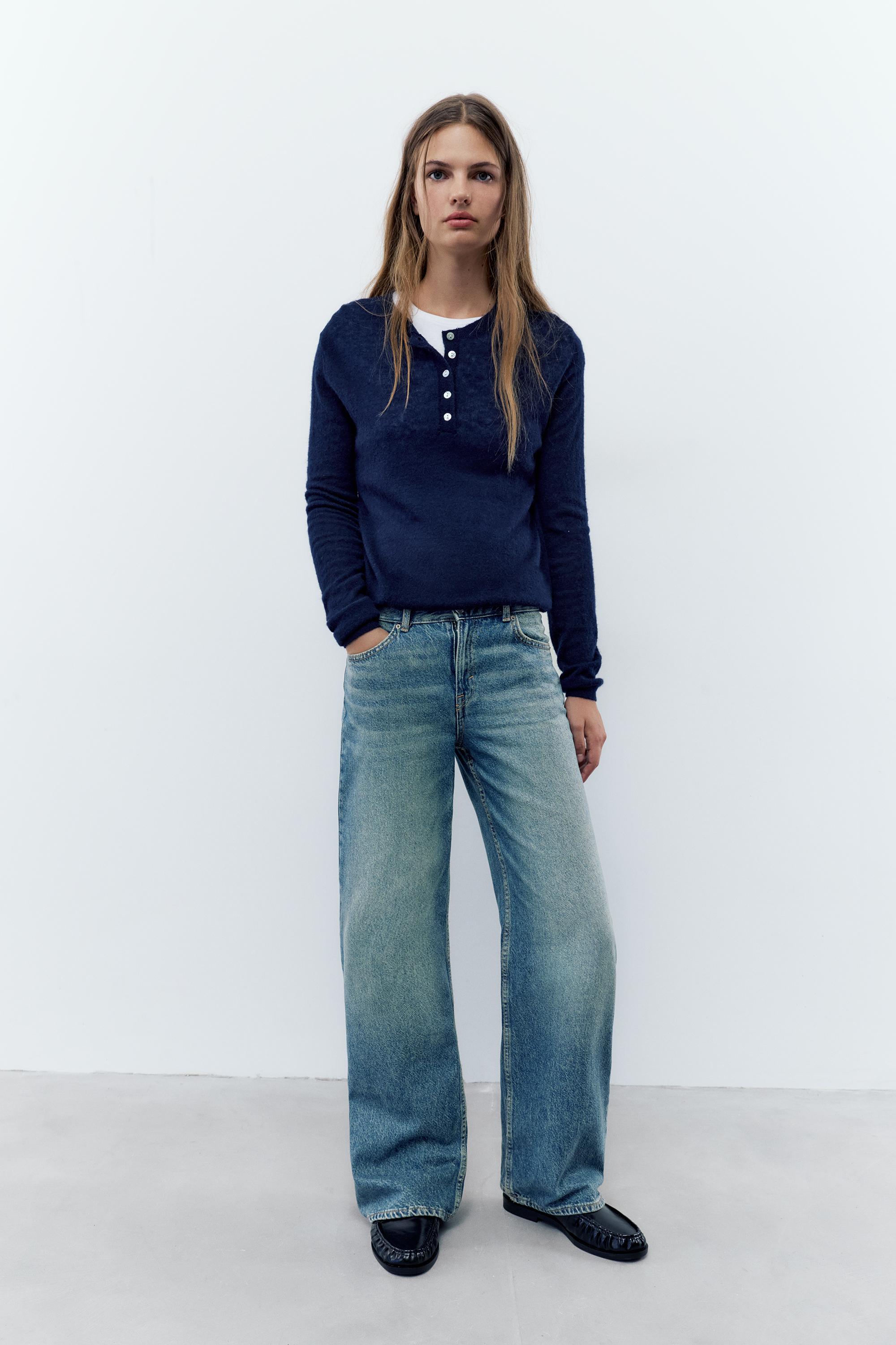 Jean Wide Straight Taille Haute